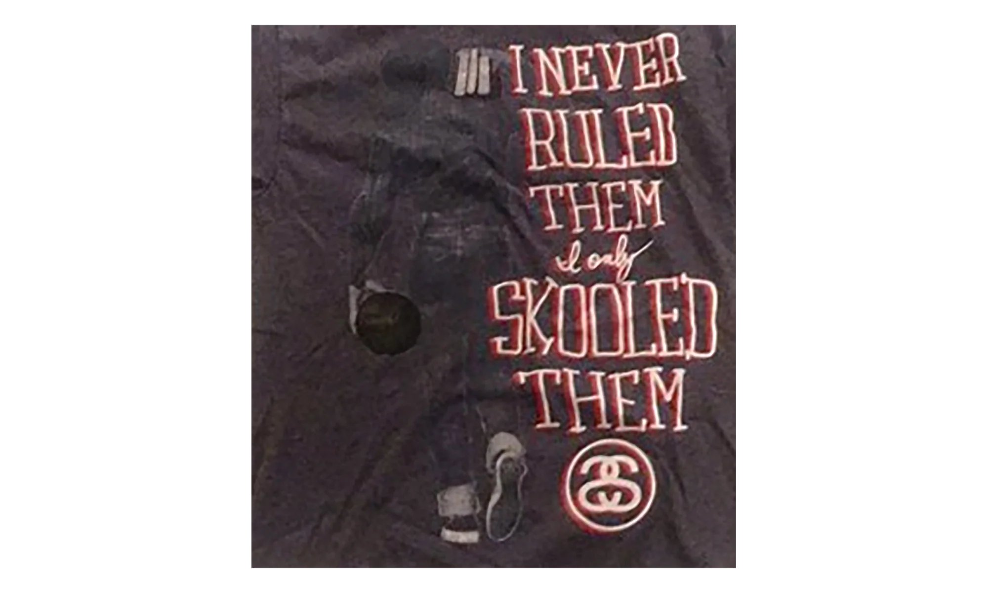 I Never Rule Them tee "Vintage Black" STUS389 - Image 2