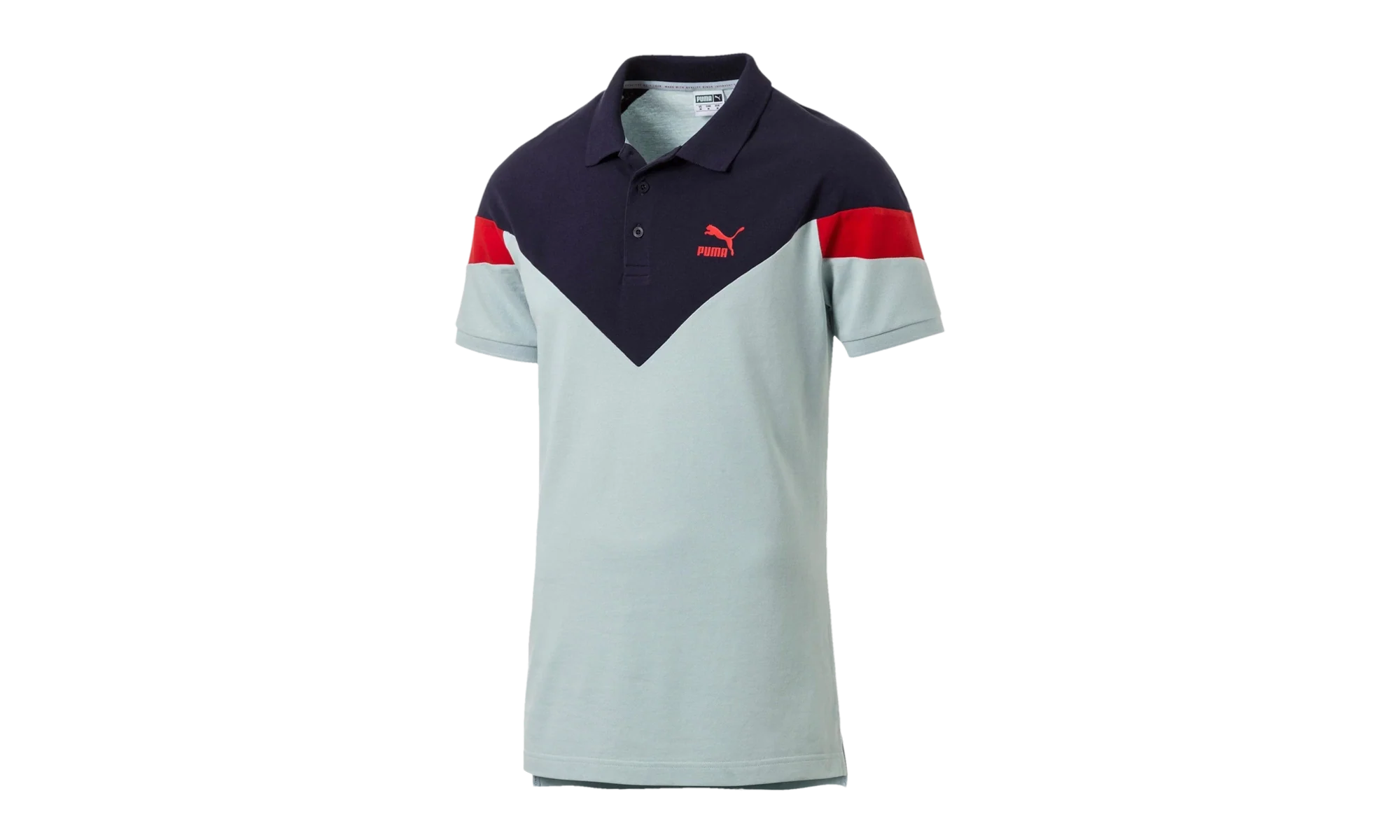 ICONIC MCS SLIM POLO "Light Sky" 577982 24