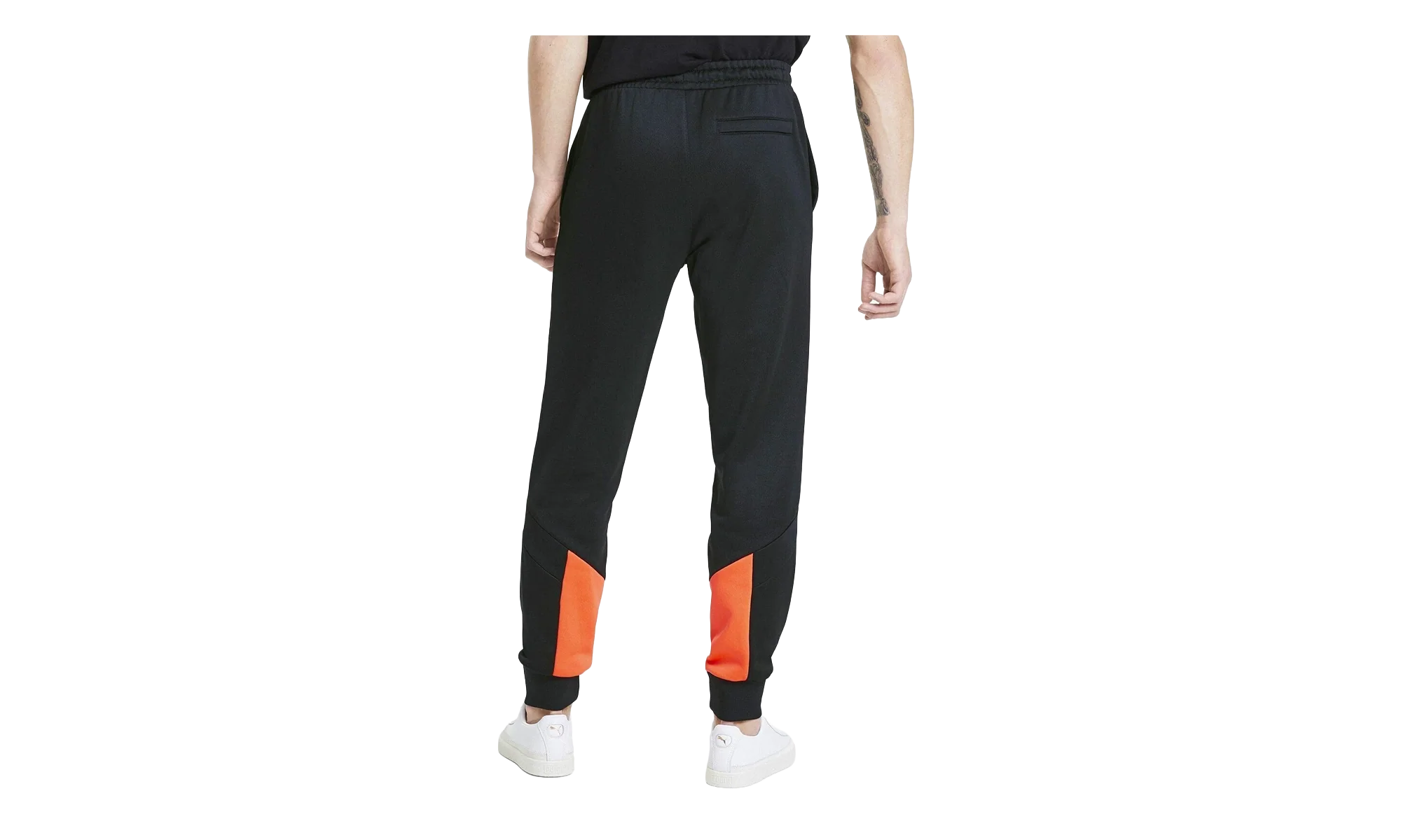 Iconic MCS Track Pants "Puma Black / Lava Blast" 596445 51 - Image 2