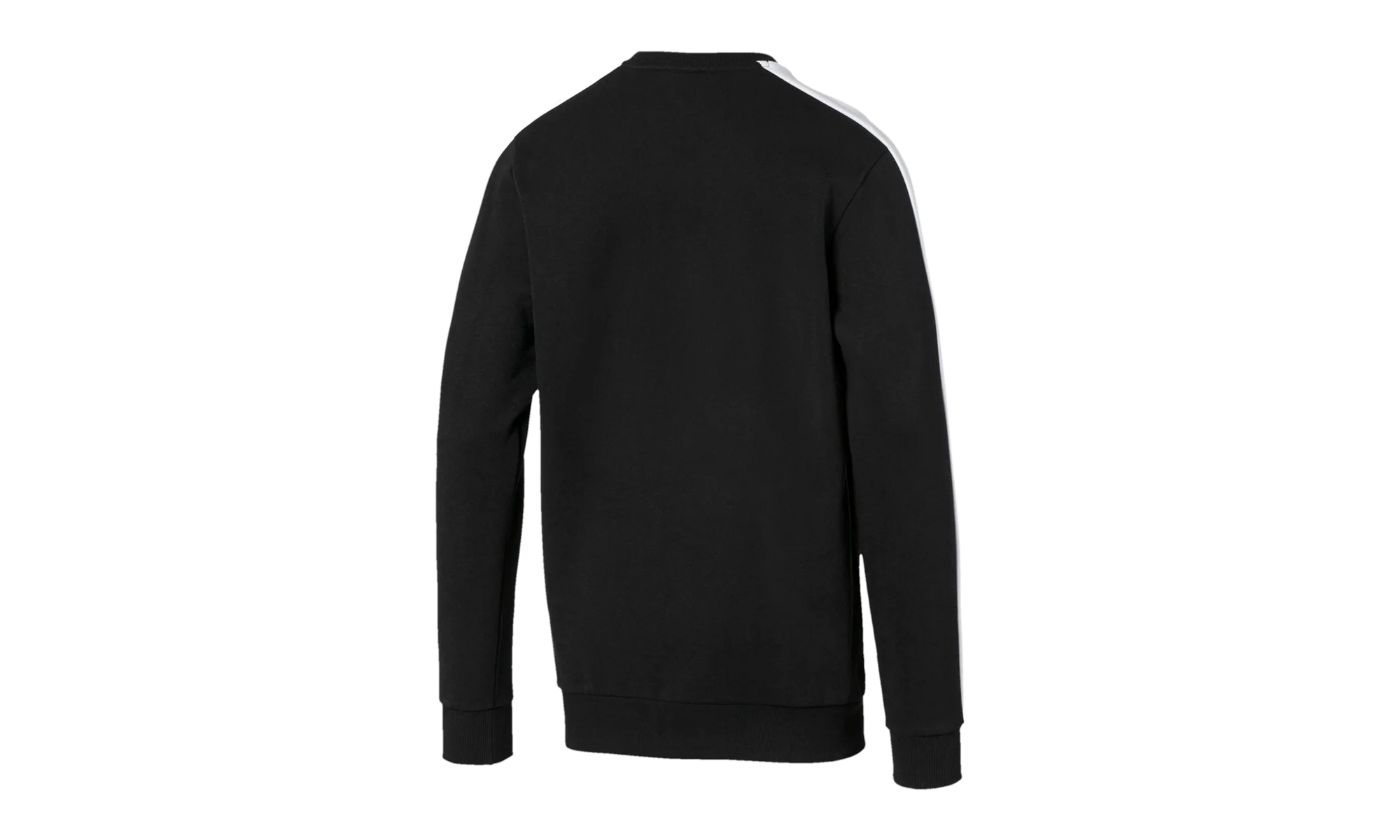 ICONIC T7 FLEECE CREWNECK SWEATSHIRT "Puma Black" 595296 01 - Image 2