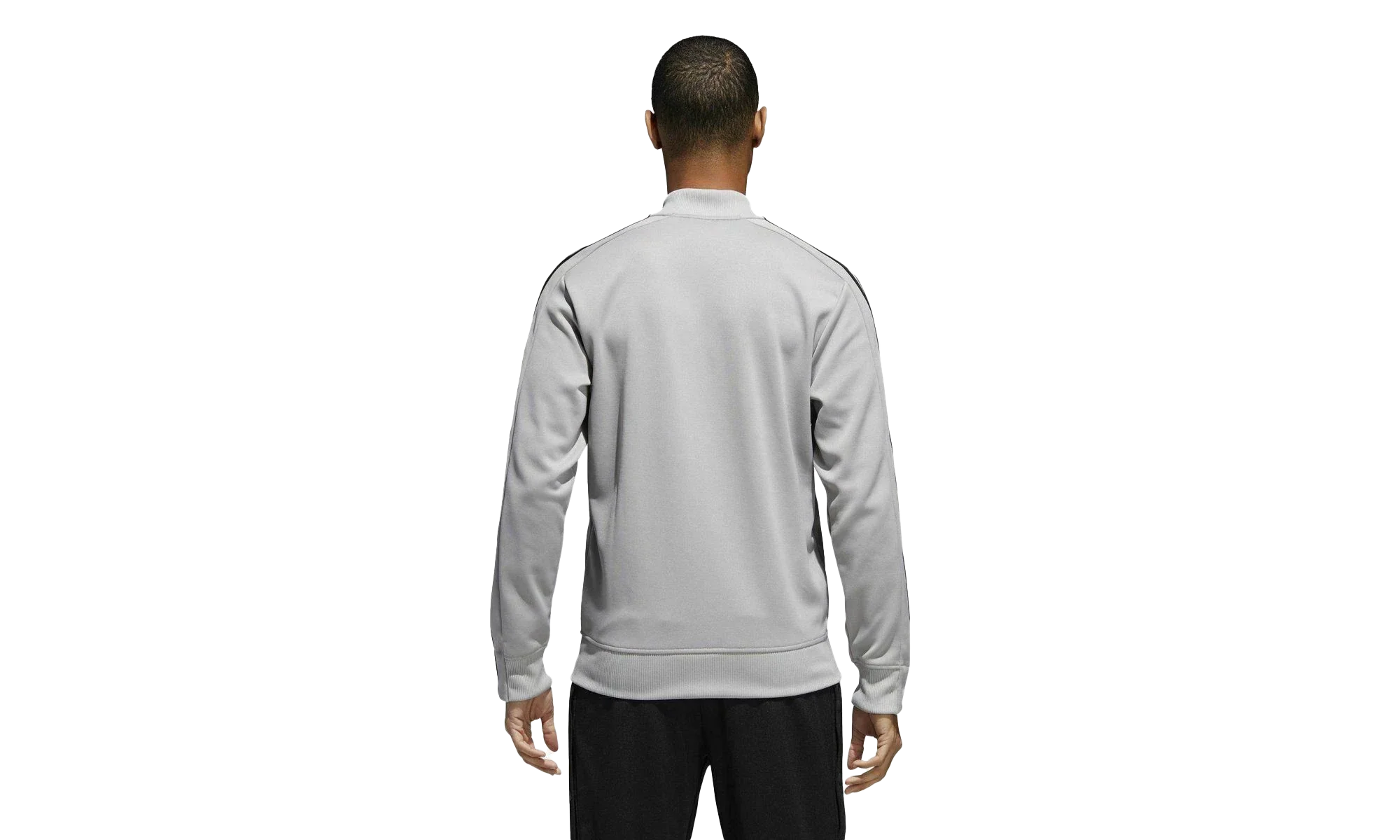 ID Track Jacket "Medium Solid Grey" CV3254 - Image 2