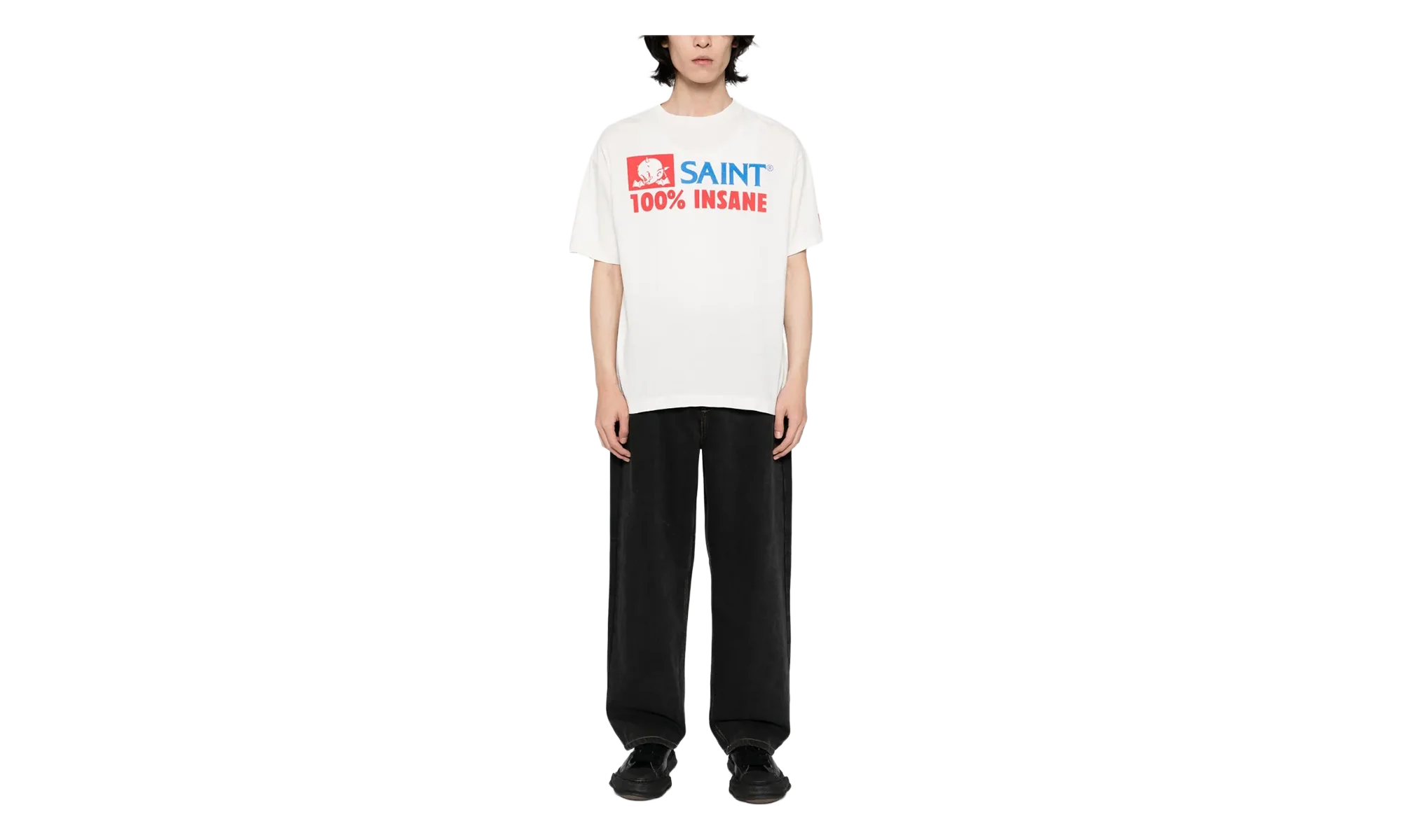 Insane Short-Sleeves T-Shirt "White" SM HR8 0000 026 - Image 2