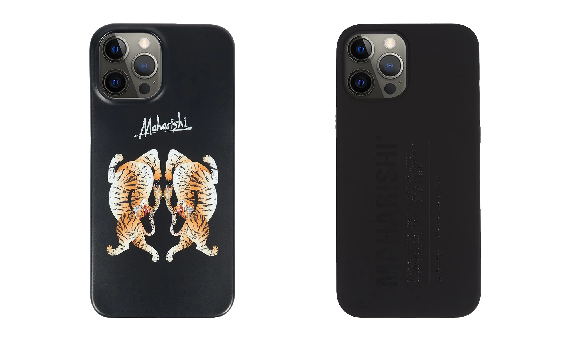 Iphone 12 Pro Max Phone Case "Heart Of Tigers - Black" 95 MSI 3004 - Image 2