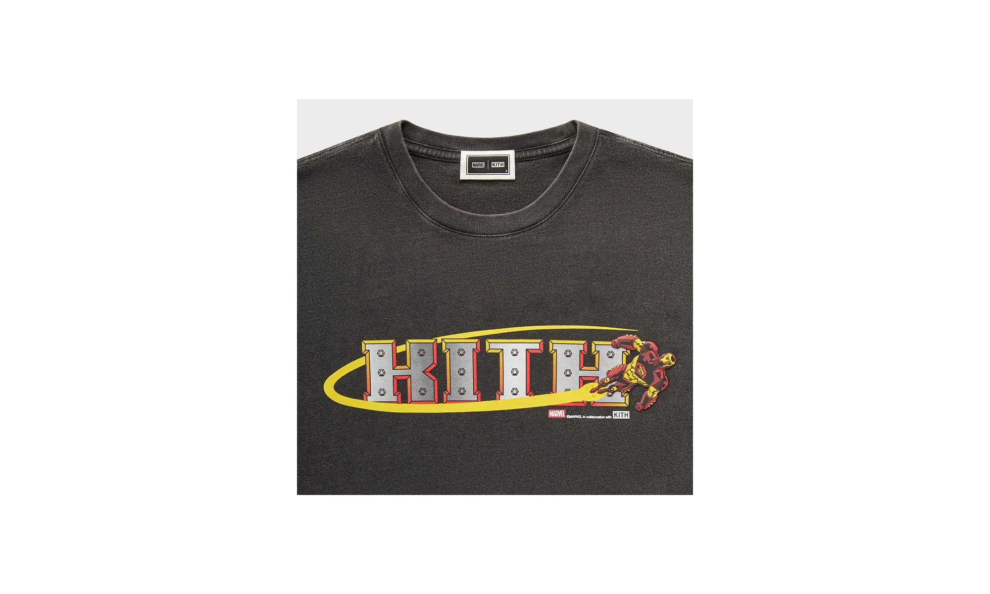 Iron Man Vintage SS Tee "Jones Tee - Black" KHM034332 001 - Image 2