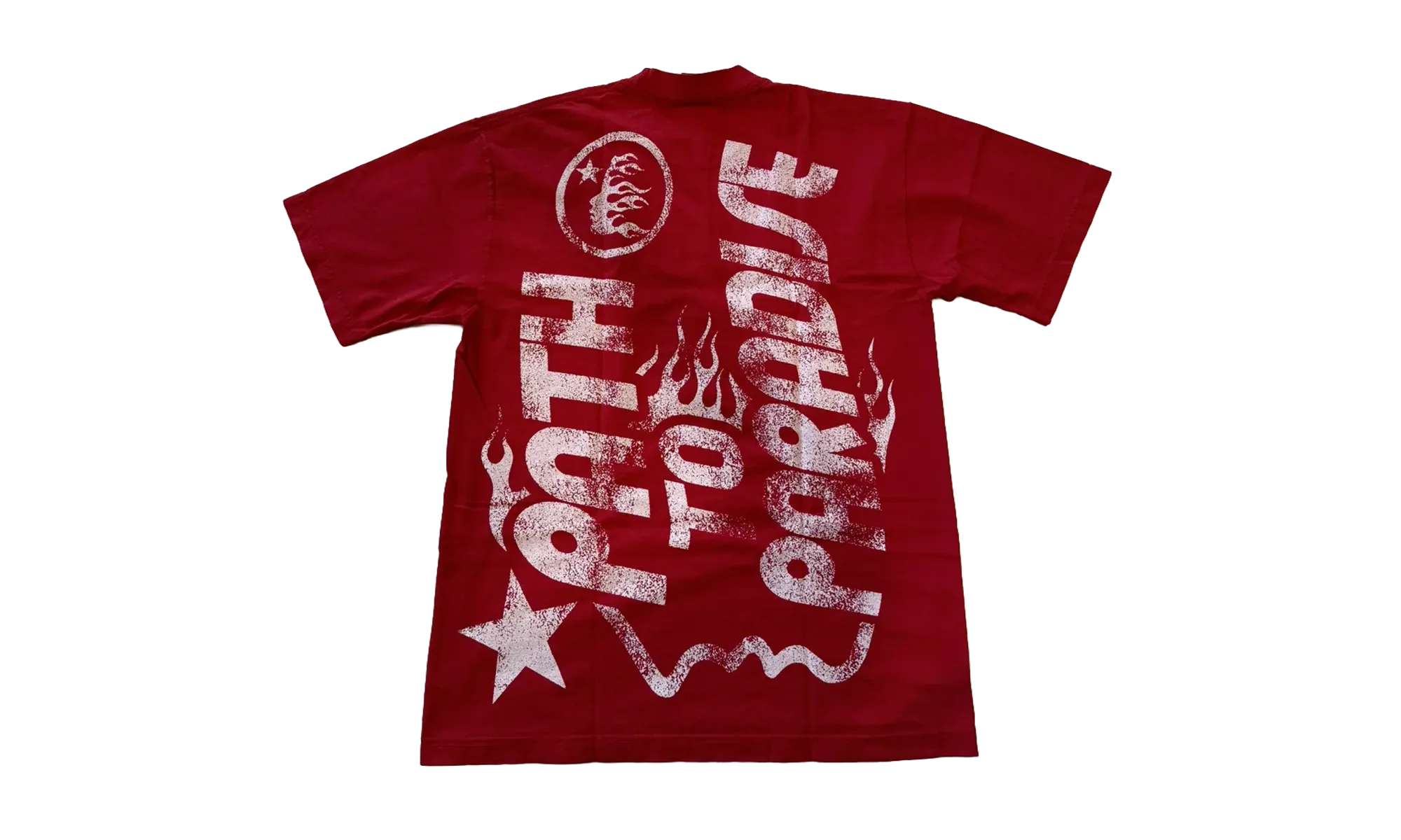 Jesus Emblem T-Shirt "Burgundy" HSR108 - Image 2