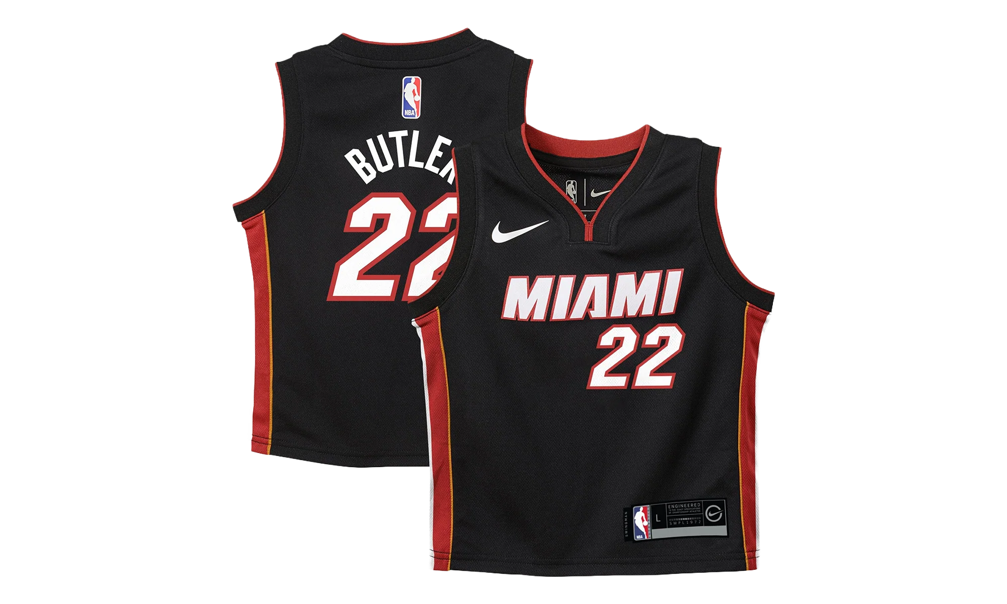Jimmy Butler NBA Miami Heat PS "Black Icon Edition Swingman Jersey" 9Z2B3BX6P00 HEAJB - Image 2