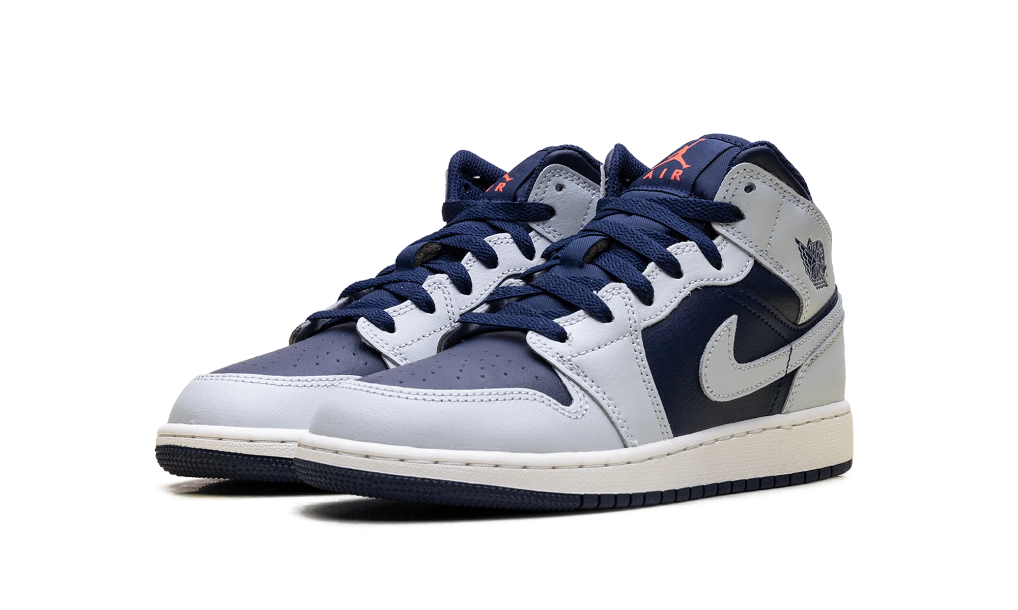 Jordan 1 Mid GS "Grey / Obsidian" DQ8423 403 - Image 2