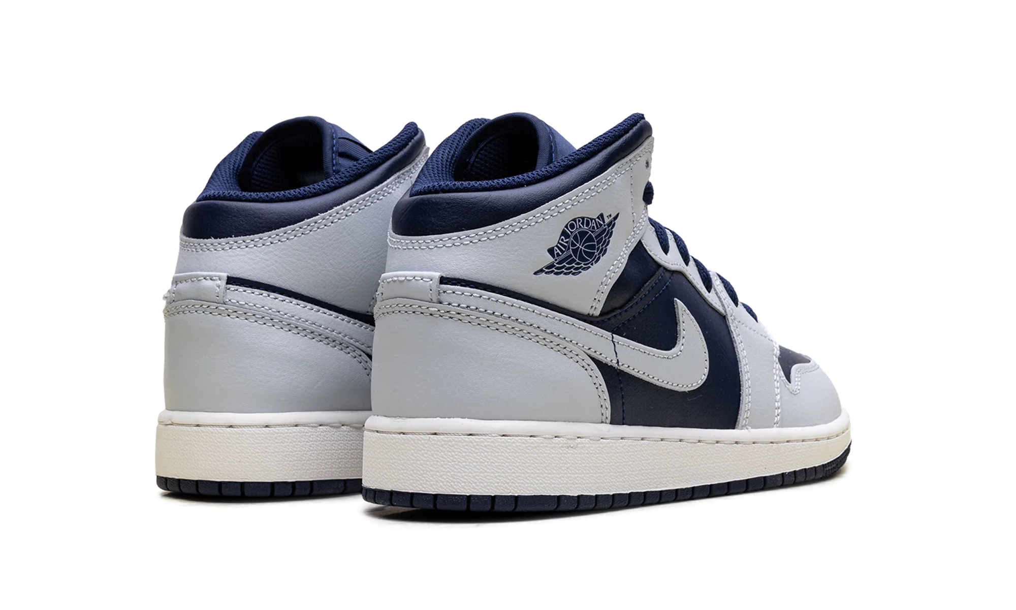 Jordan 1 Mid GS "Grey / Obsidian" DQ8423 403 - Image 3