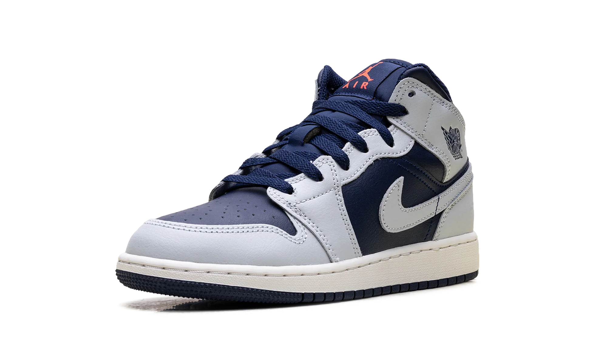 Jordan 1 Mid GS "Grey / Obsidian" DQ8423 403 - Image 4