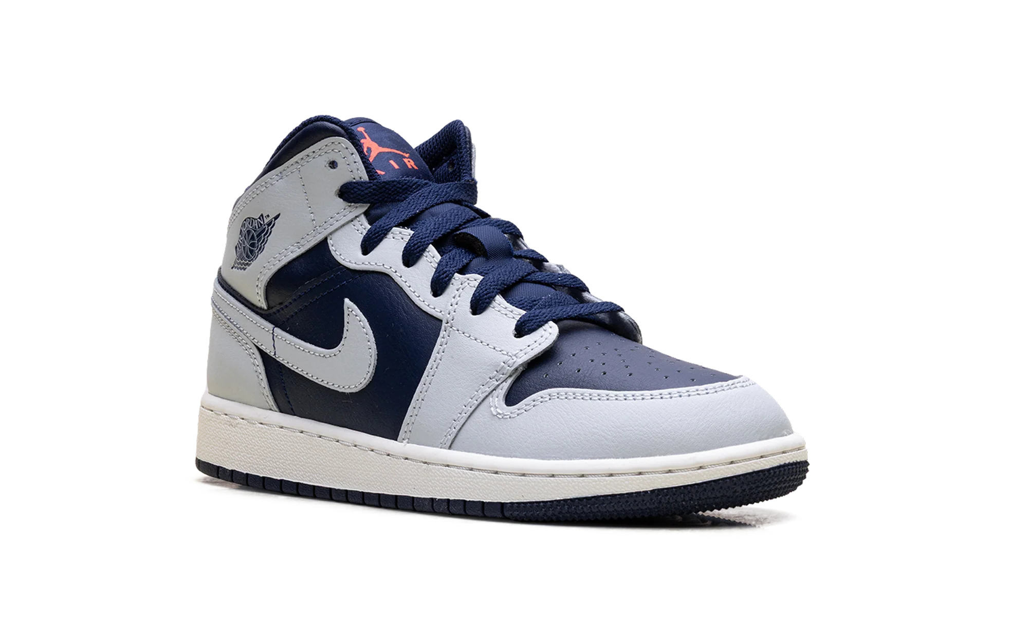 Jordan 1 Mid GS "Grey / Obsidian" DQ8423 403 - Image 7