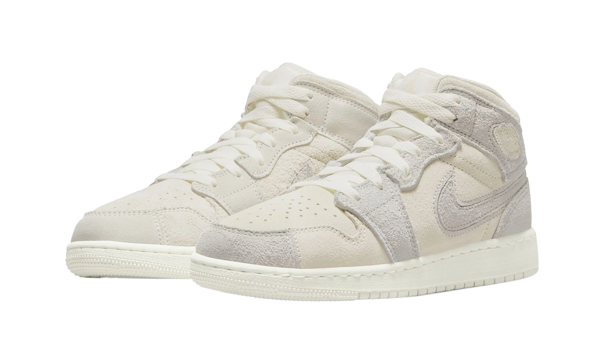 Jordan 1 Mid SE GS "Craft Pale Ivory" FN7449 100 - Image 2