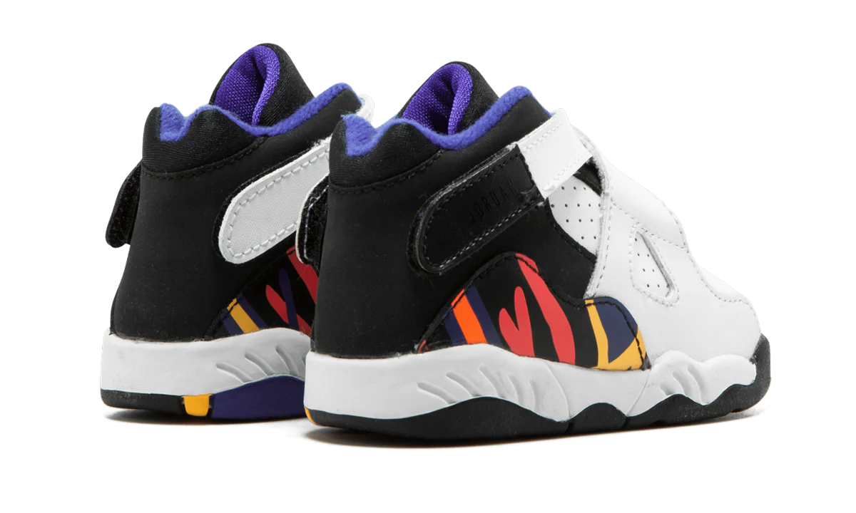 Jordan 8 BT TD "WHITE / INFRD 23 / BLACK / BRGHT CNCR" 305360 142 - Image 3