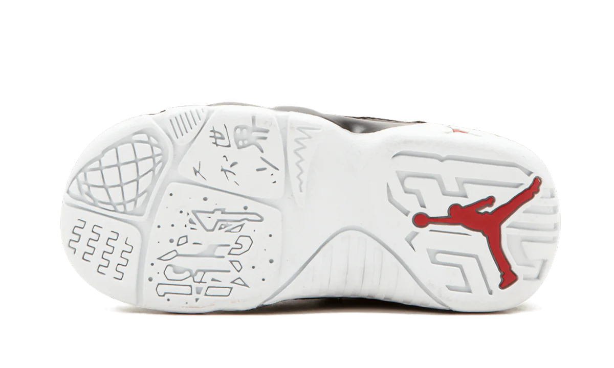 Jordan 9 Retro Low BT TD "BLACK / GYM RED / WHITE" 833906 001 - Image 5