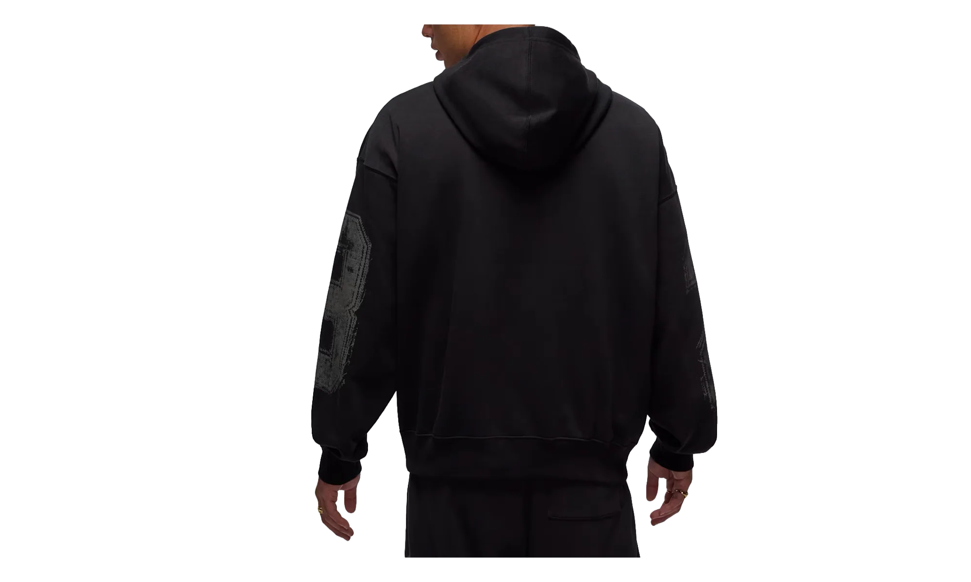 Jordan Brooklyn Collegiate Pullover Hoodie "Black Sail'" HV0093 010 - Image 2