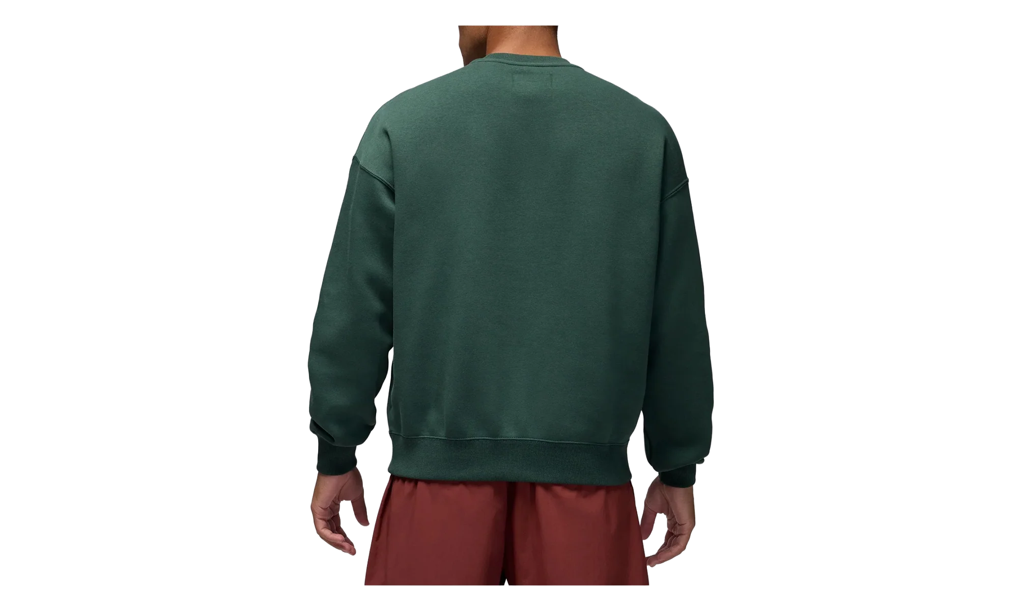 Jordan Brooklyn Fleece Crew-neck Sweatshirt "Midnight Green / Black" HV1874 316 - Image 2