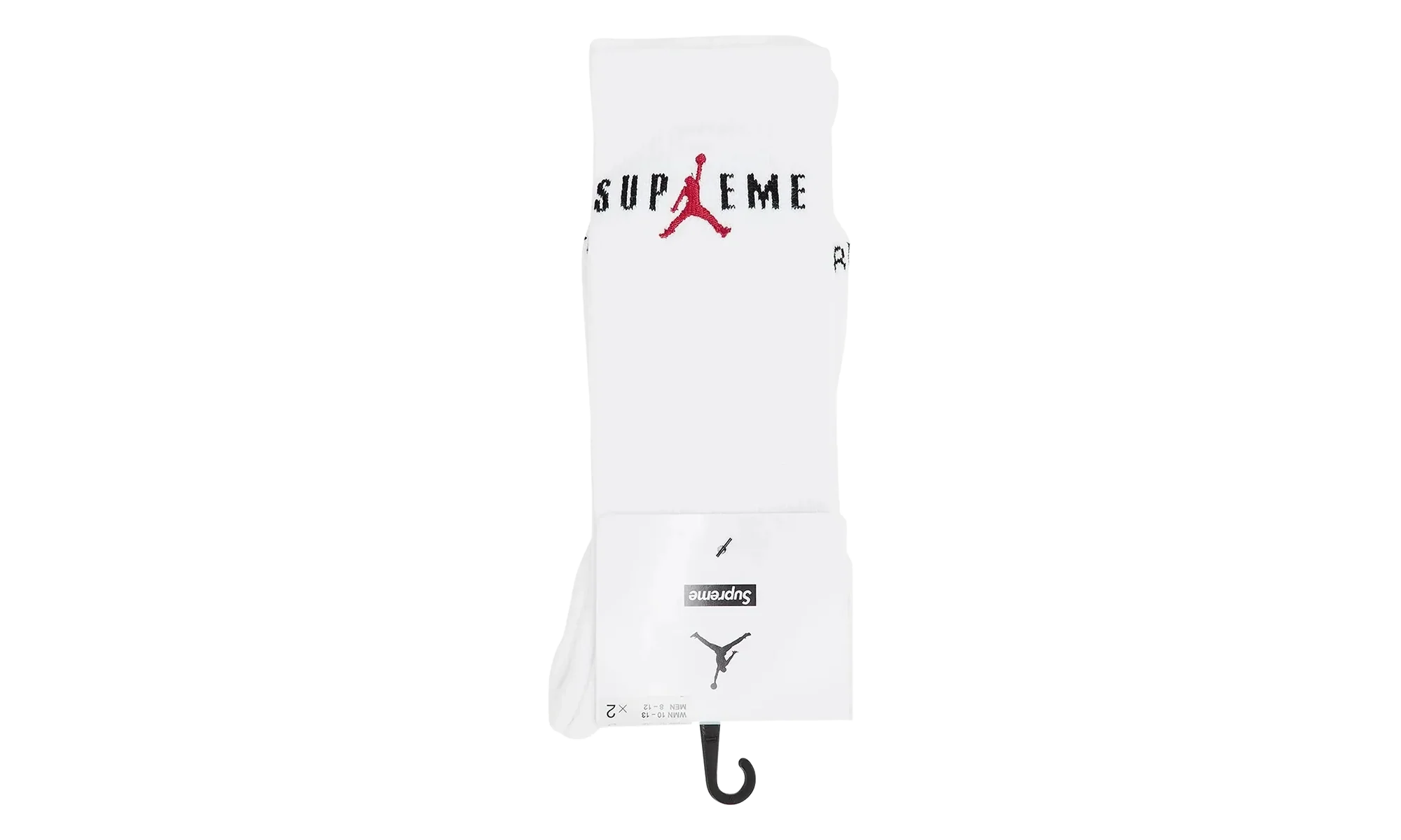 Jordan Crew Socks (2 Pack) "White" SU26954 - Image 2