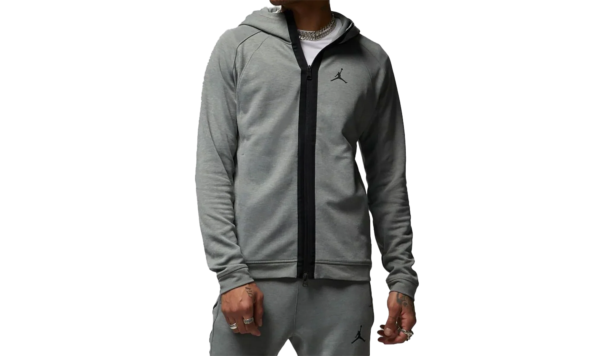 Jordan Dri-FIT Sport Air Fleece Full-Zip Hoodie "Grey" DV9783 063