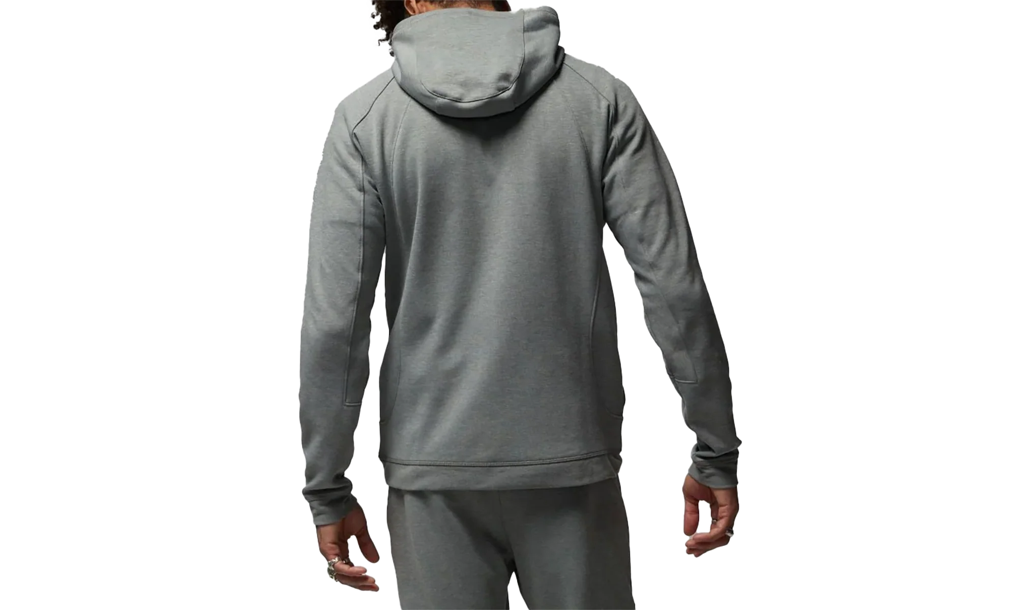Jordan Dri-FIT Sport Air Fleece Full-Zip Hoodie "Grey" DV9783 063 - Image 2