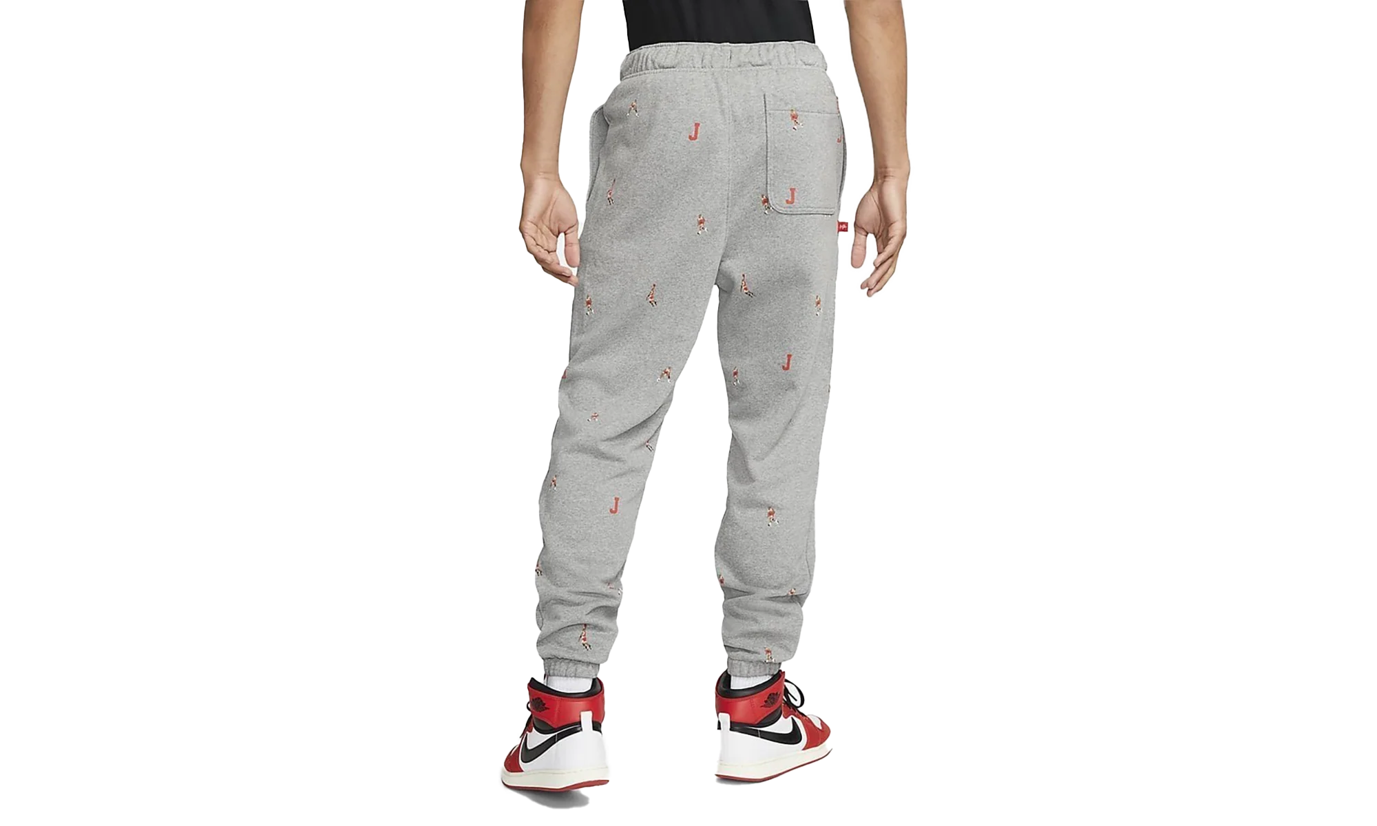 Jordan Essentials Statement Fleece Pants "Grey" DH3519 063 - Image 2