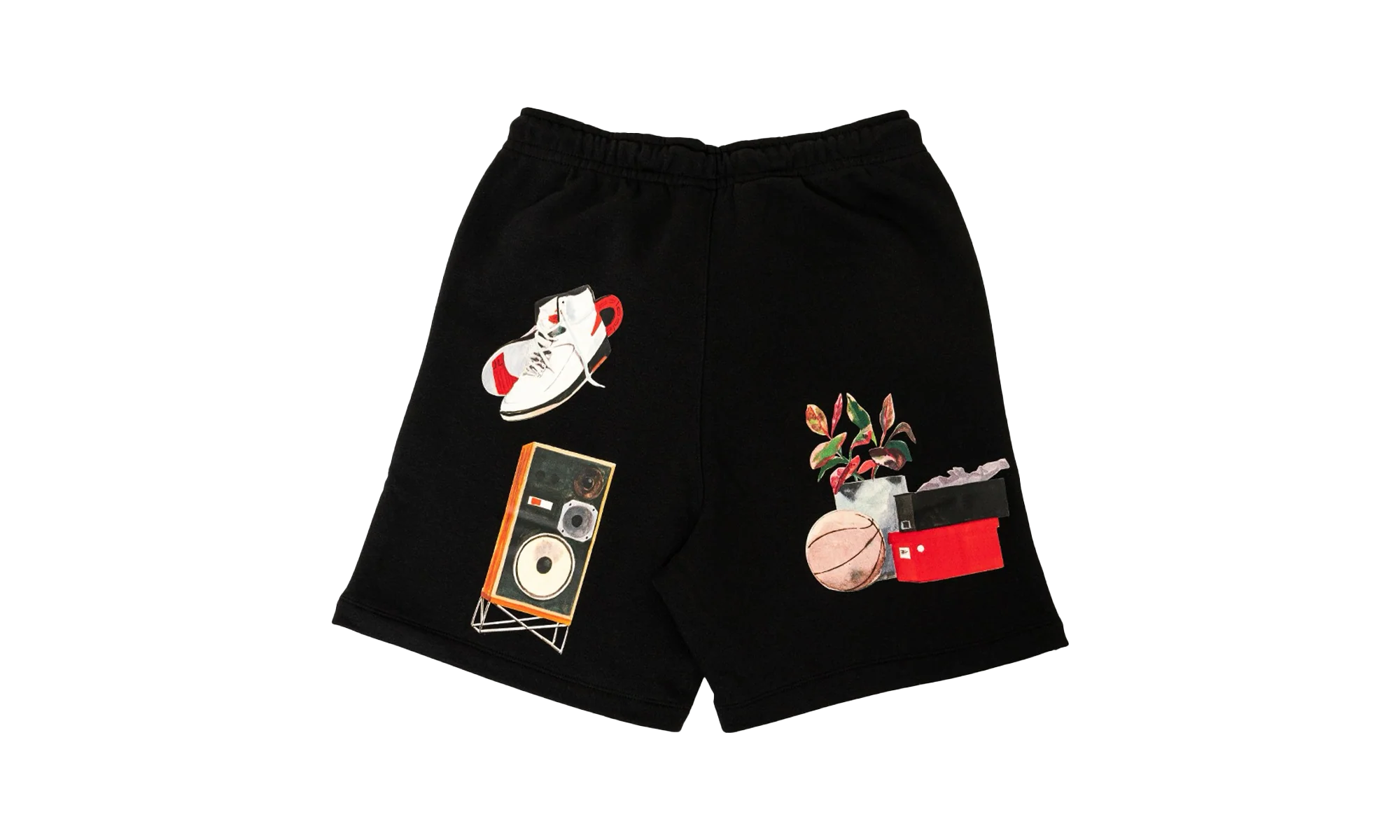 Jordan Flight Artist Series Jacob Rochester Fleece Shorts "Black" DQ7542 010 - Image 2