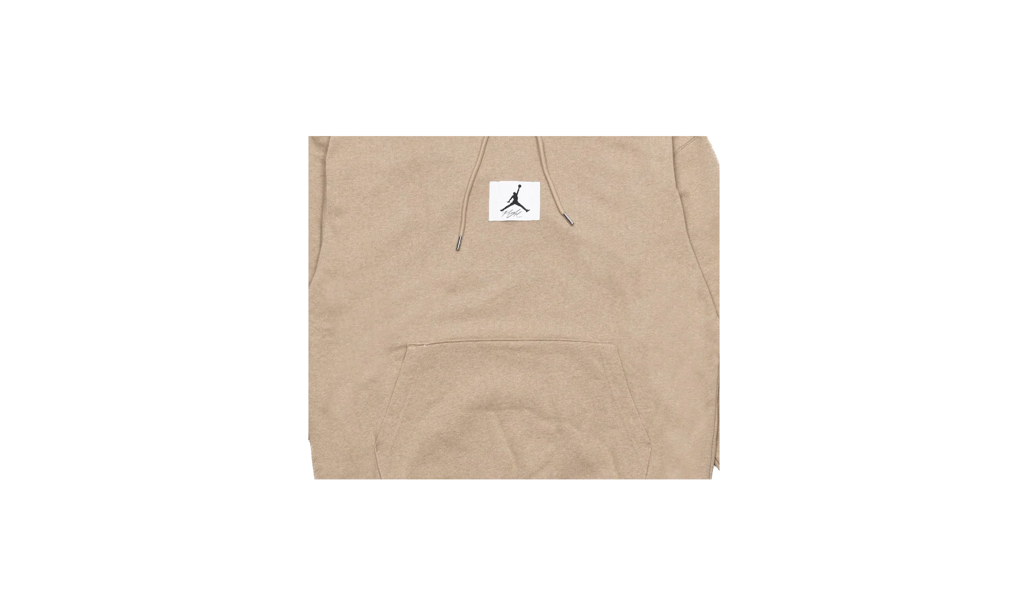 Jordan Flight Fleece Pullover Hoodie "Hemp / Heather" DQ7338 201 - Image 2