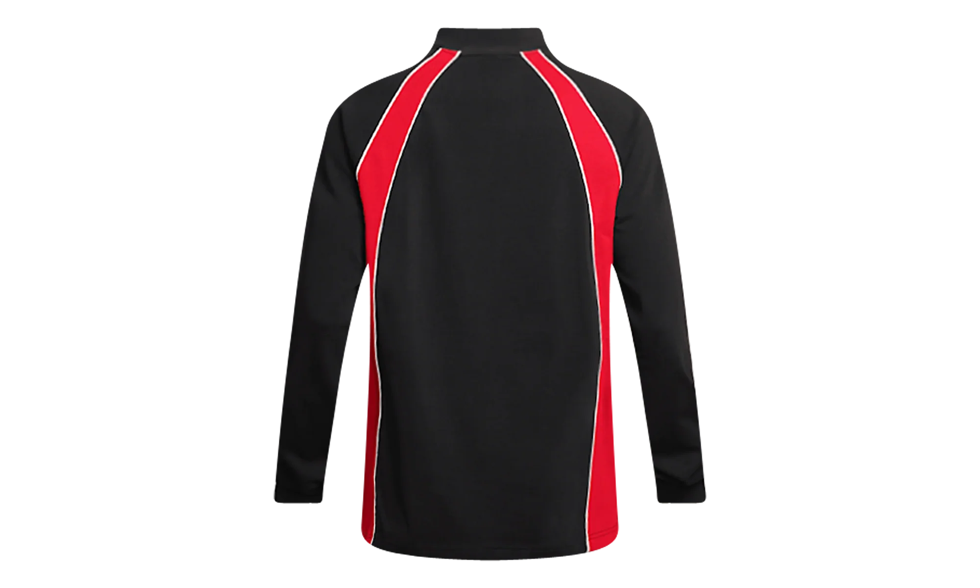 Jordan Flight Long Sleeve Polo Jersey "Black / University Red" IF1915 010 - Image 2