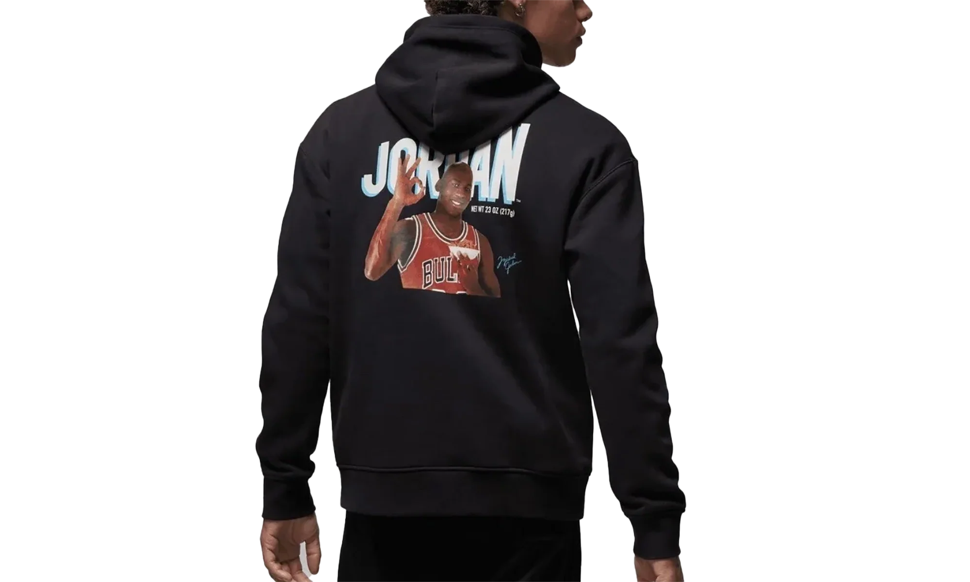 Jordan Flight MVP Fleece Pullover Hoodie "Black / Rush Orange" DV7592 010 - Image 2
