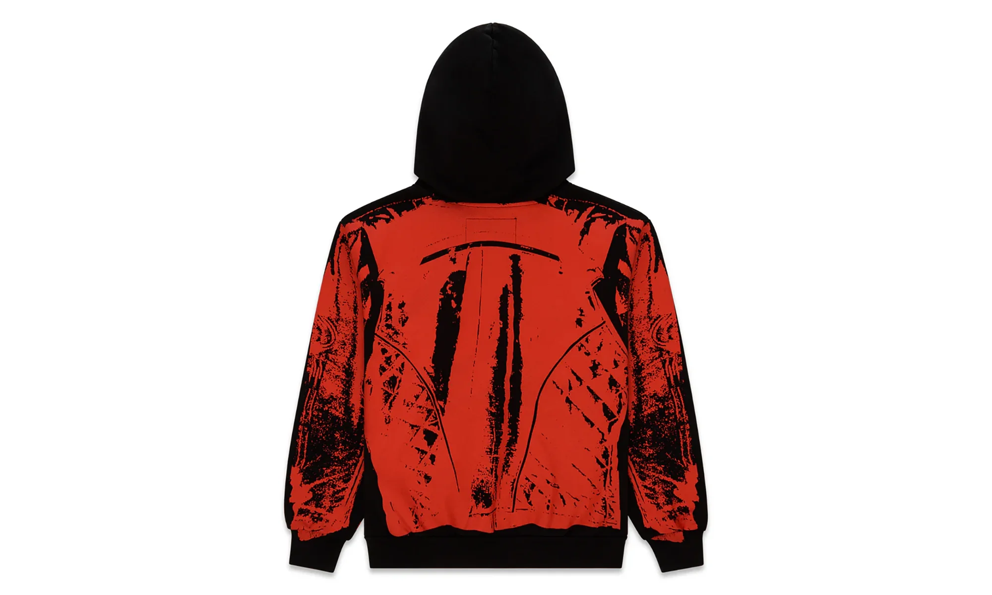 JP5 Moto Hoodie "Black / Red" SP5der224 - Image 2