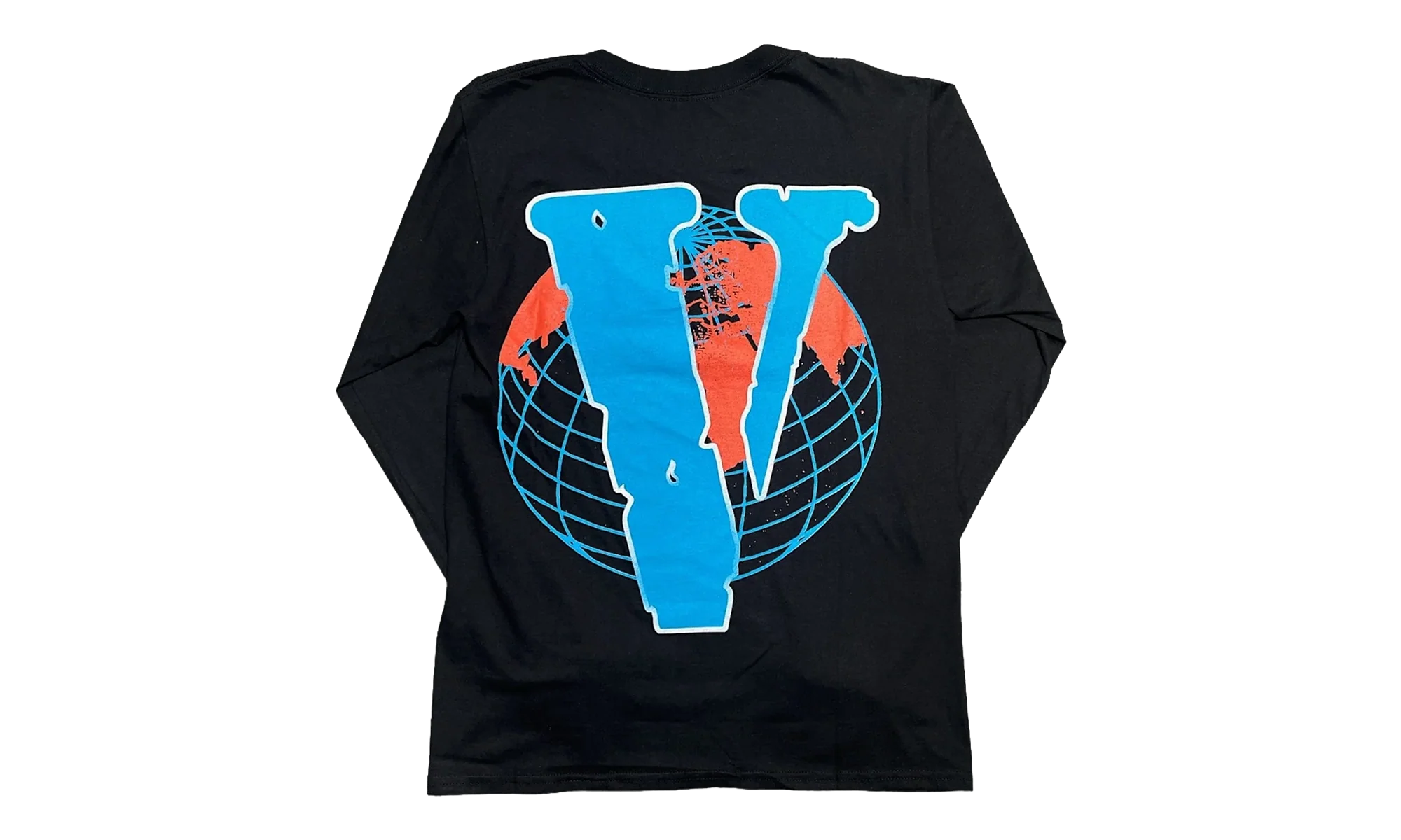 Juice Wrld 999 Globe Long Sleeve Tee "Black" VL0029 - Image 2