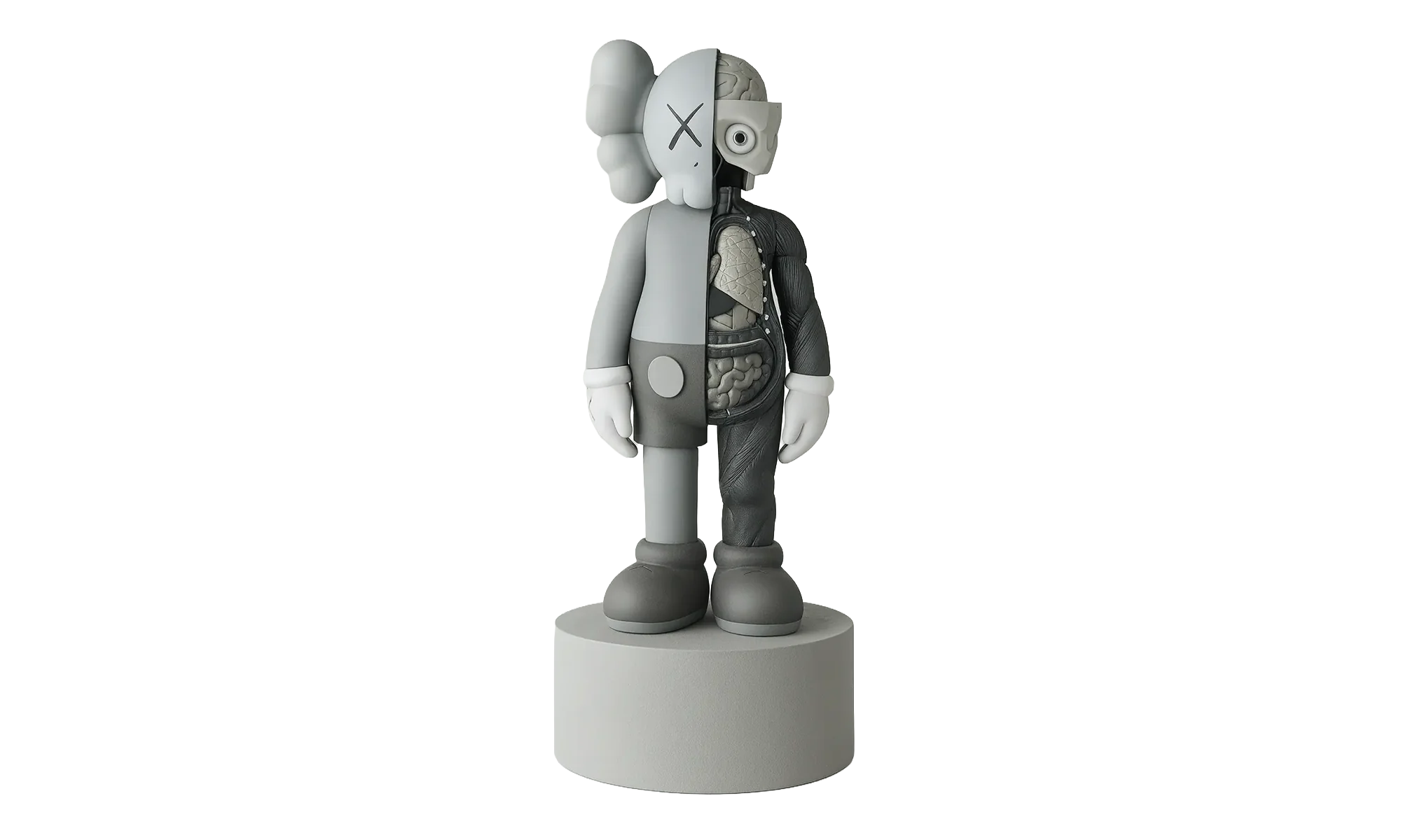 Kaws Companion Flayed Open Edition Vinyl Figure "Grey" 03929 1FW1641KCFOEV GREY - Image 2