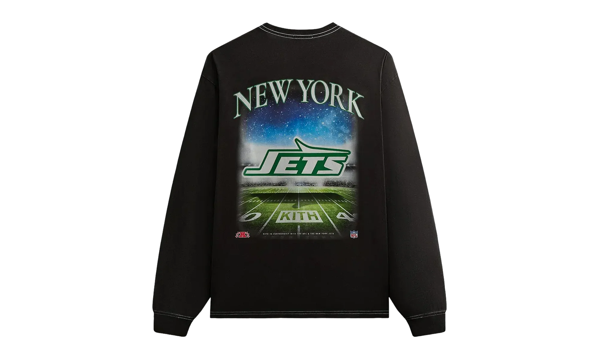 Kith & '47 for the NFL: Jets Vintage Long-Sleeve "Black" KHM032861 001 - Image 2