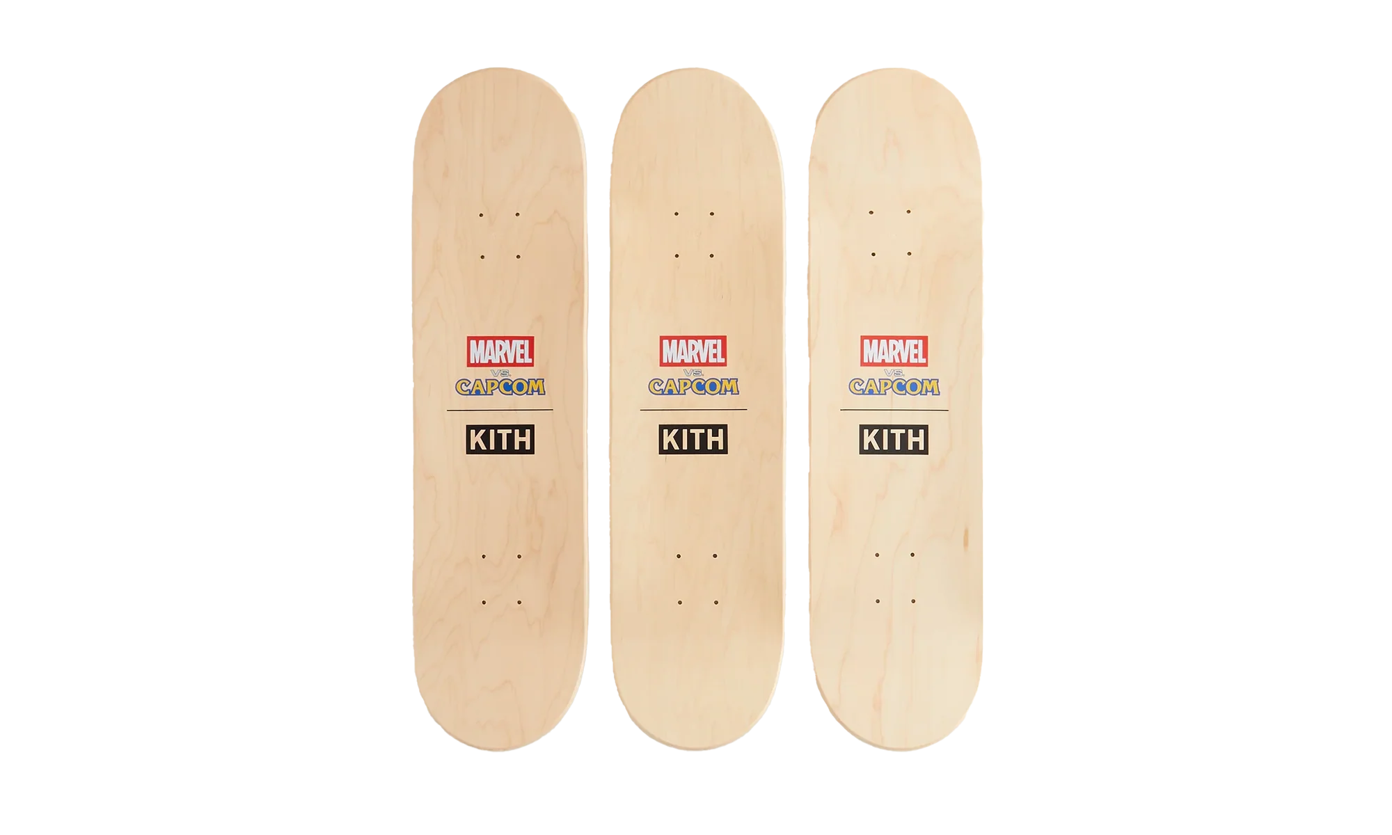 Kith Triptych Set of 3 Skatedeck "Marvel vs. Capcom - Multi" KHL150829 906 - Image 2
