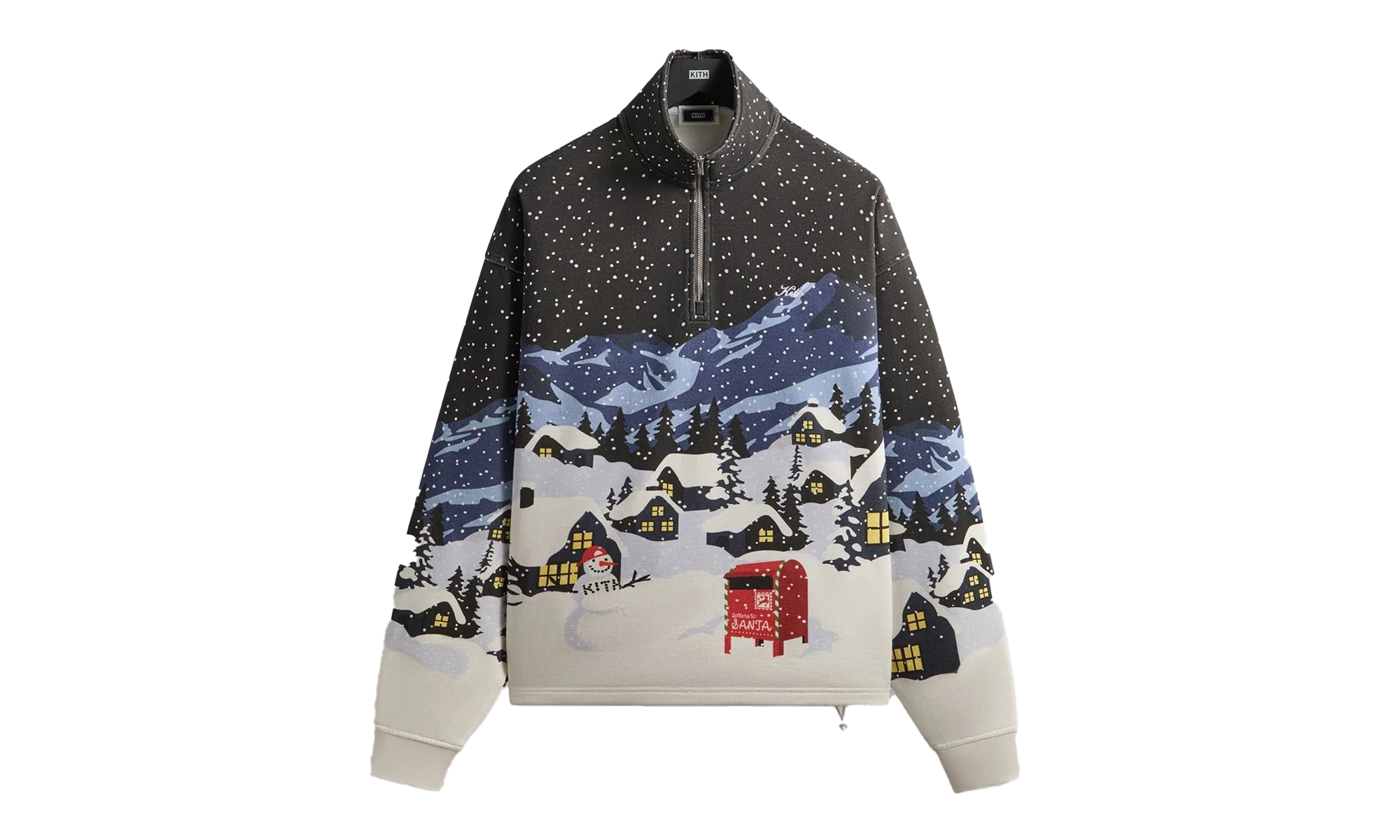 Kithmas Village Quarter Zip "Black" khm034427 001