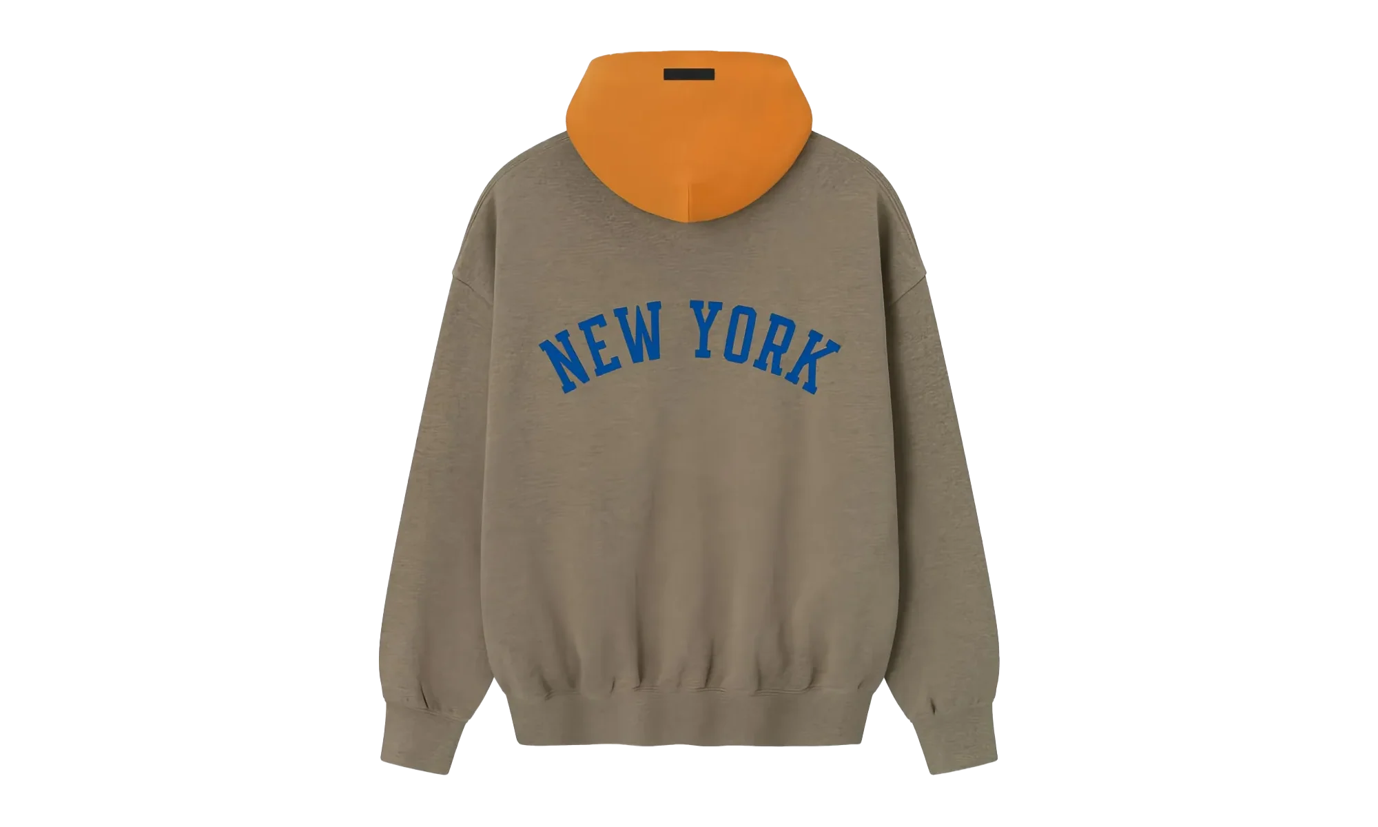 KNICKS SPORTS FIT HOODIE "HOMESTEAD HEATHER / ORANGE" 192NB256408F - Image 2