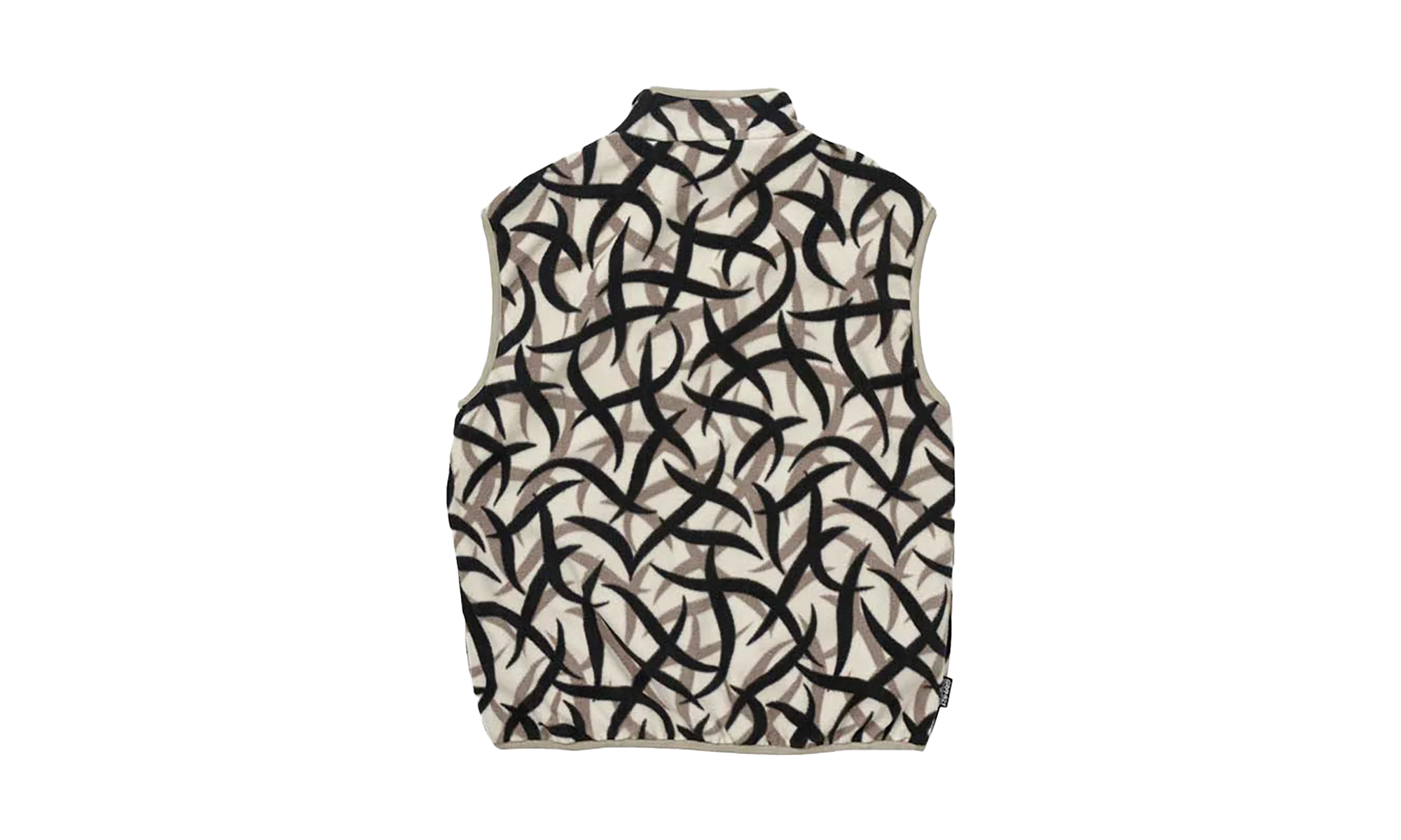 Knit Reversible Fleece Vest "White" G4FU J016 - Image 2