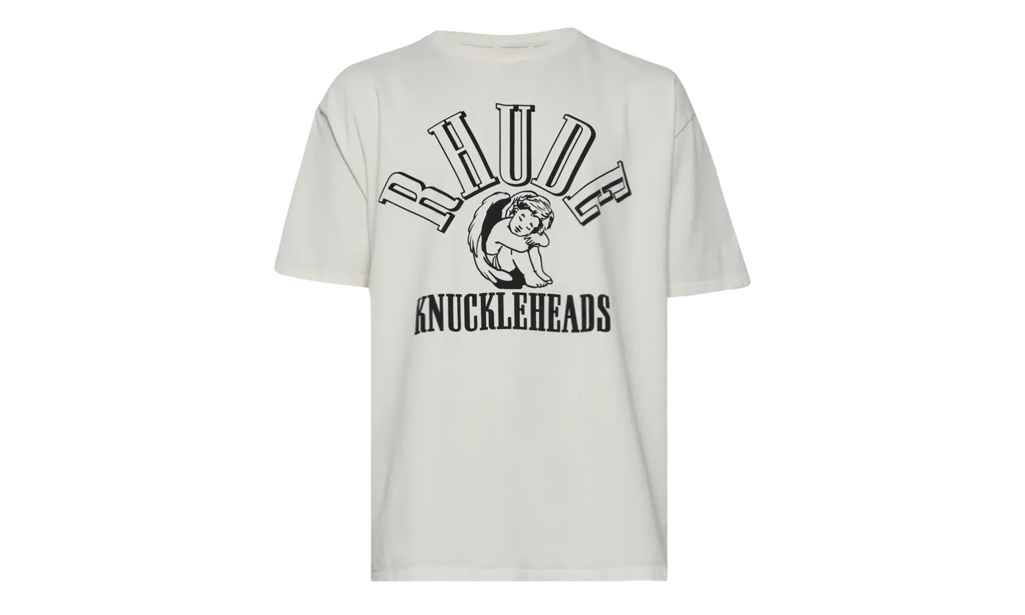 Knuckleheads Cotton T-Shirt "Vintage White / Black" RHFW25TT05012