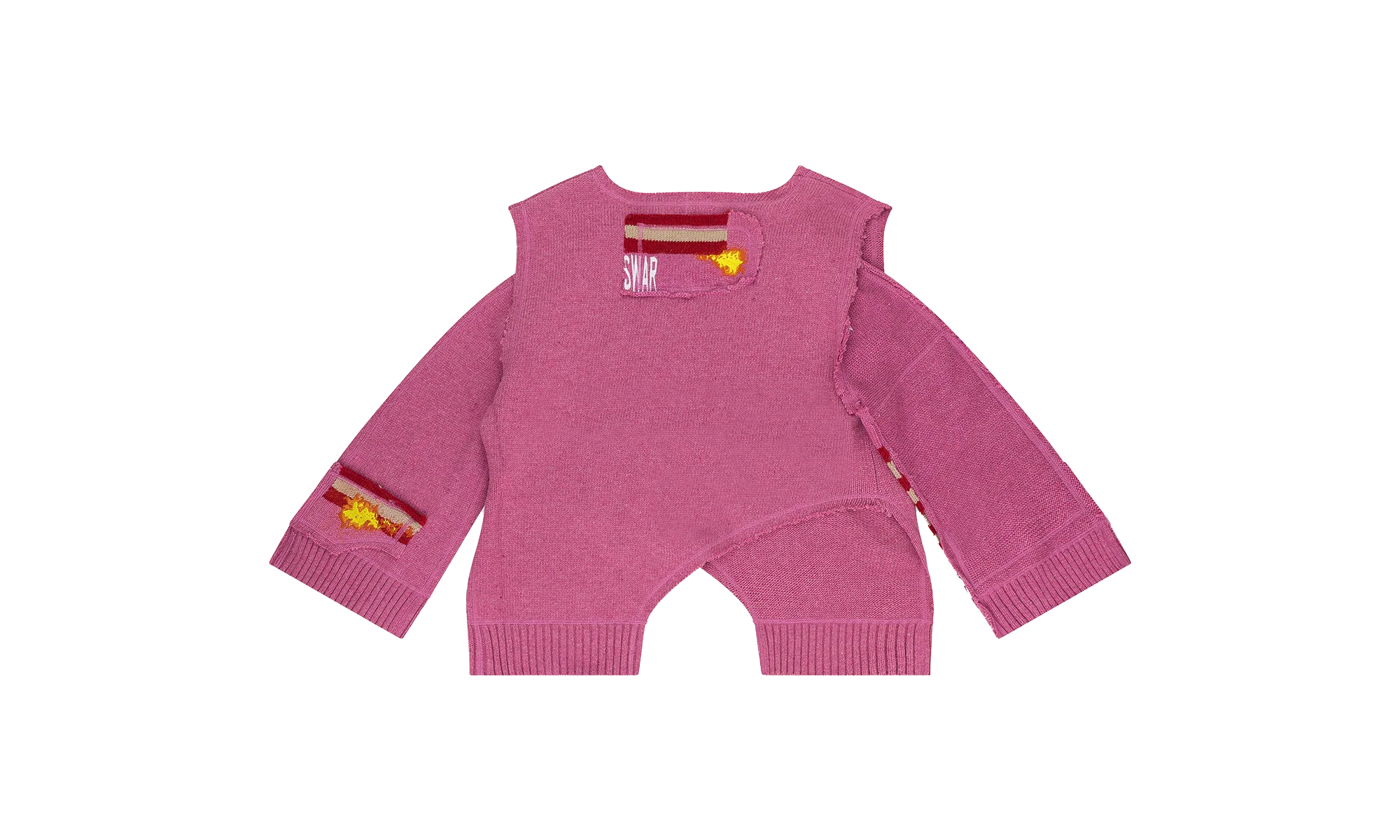 L'Ardeur Sweater Vest "Pink" L'ARD LAYRD SWEAT VEST PINK - Image 2