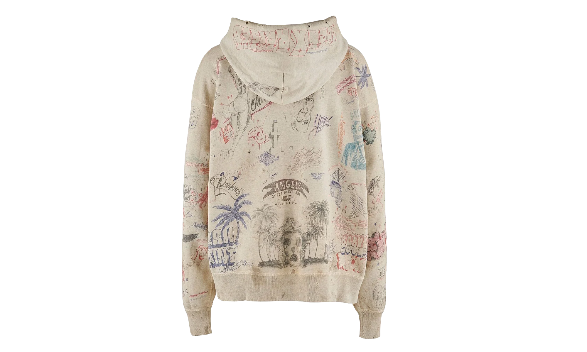 LA Hoodie "Grey" SM YS8 0000 C11 - Image 2