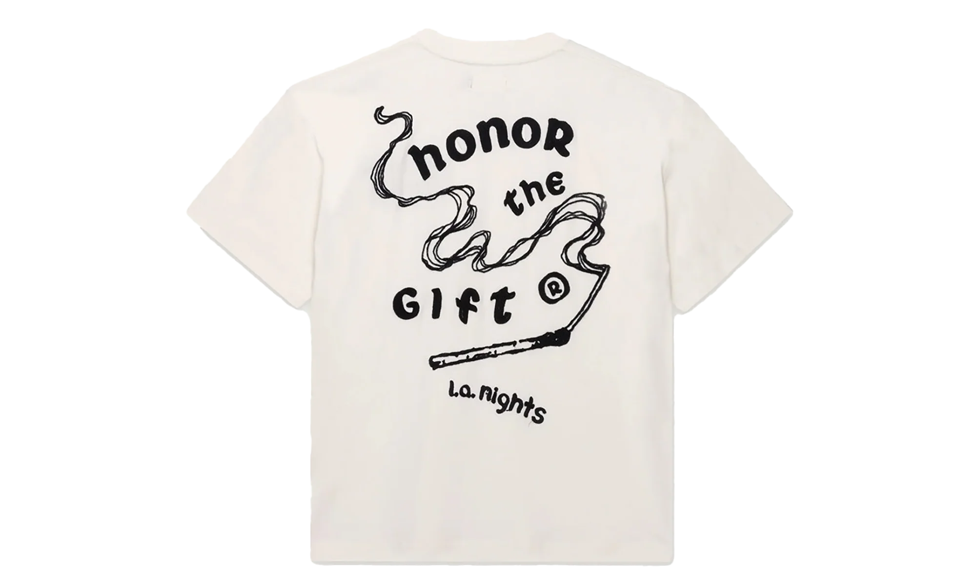 LA Nights SS Tee "Bone" HTG250490 - Image 2