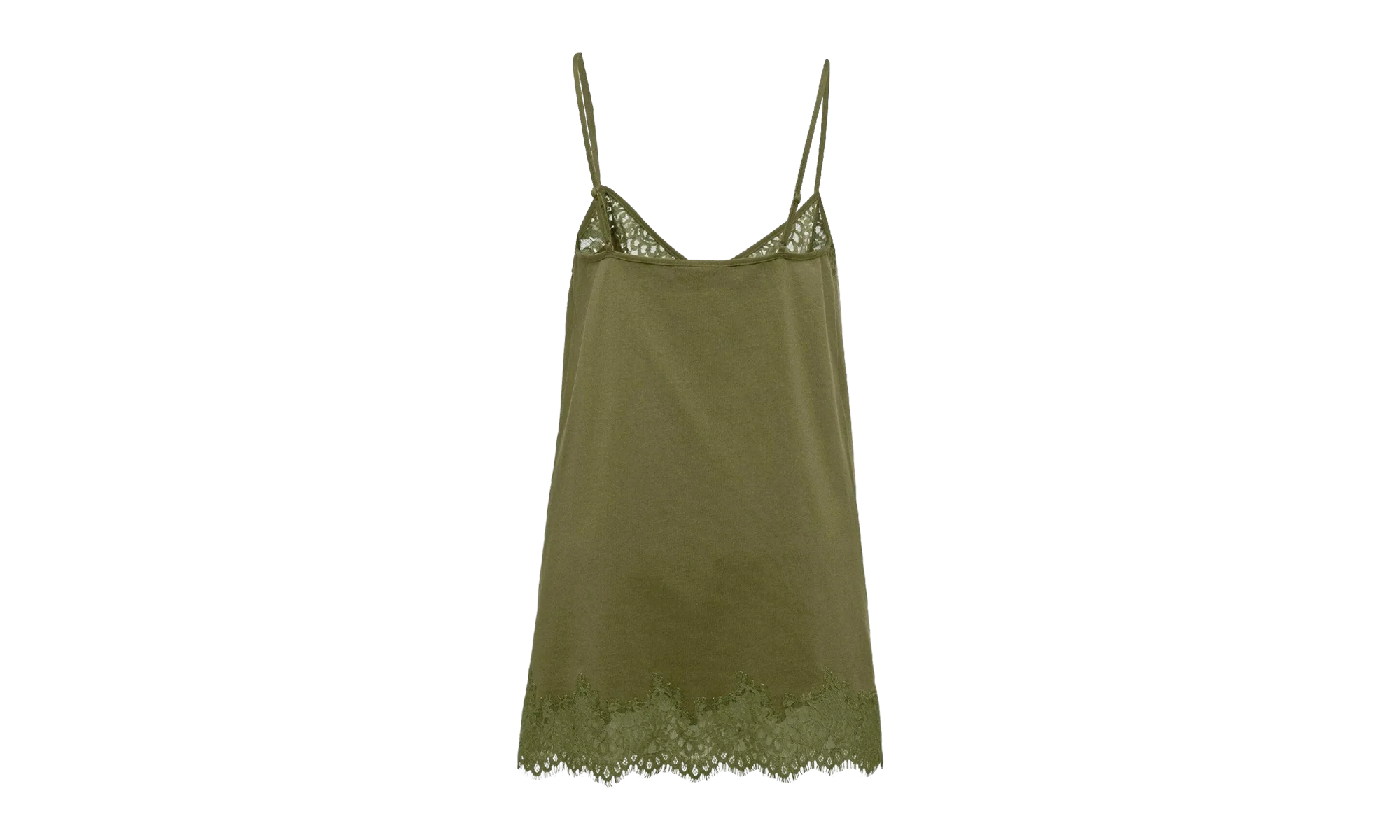Lace Trim Sleepwear Teddy WMNS "Fenty by Rihanna - Olive Branch" 574300 03 - Image 2
