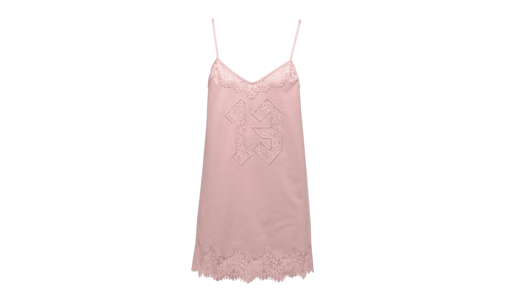 Lace Trim Sleepwear Teddy WMNS "Fenty by Rihanna - Silver Pink" 574300 01