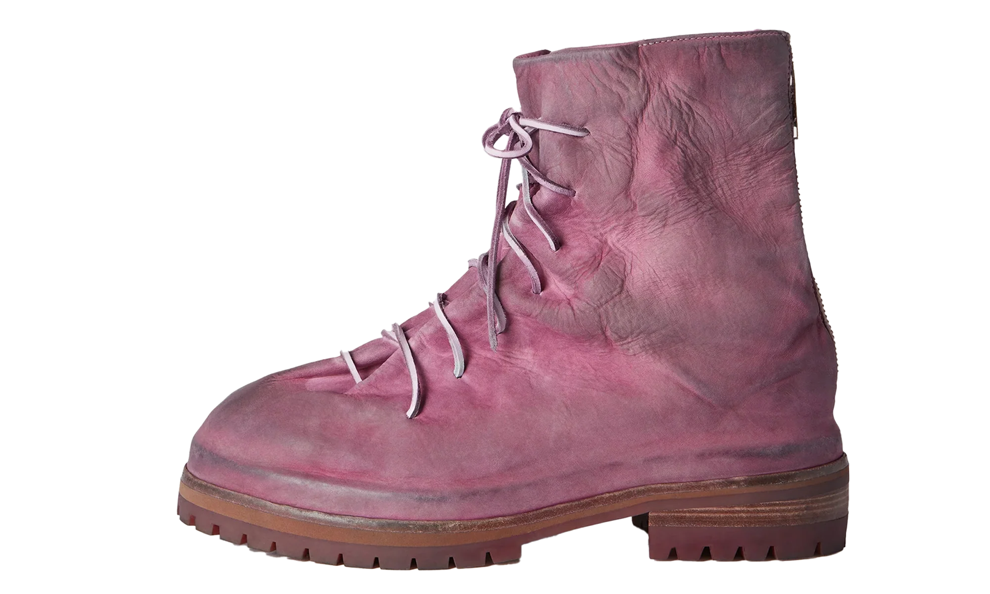 Lace-up Marathon Boot Nabuk "Pink" FF5SMQ54APPE002422