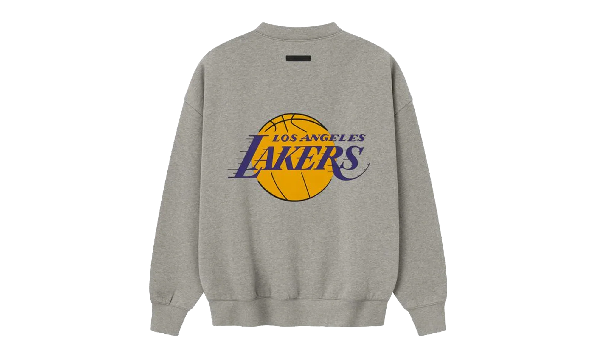 LAKERS SPORTS FIT CREWNECK SWEATSHIRT "CONCRETE HEATHER" 192NB256505F - Image 2