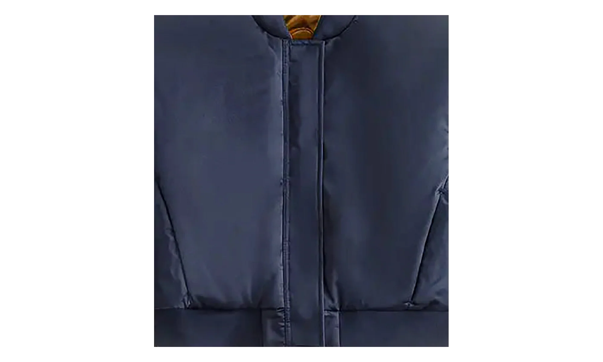 Landry Cropped Satin Bomber Jacket WMNS "Navy" KITH119 - Image 2