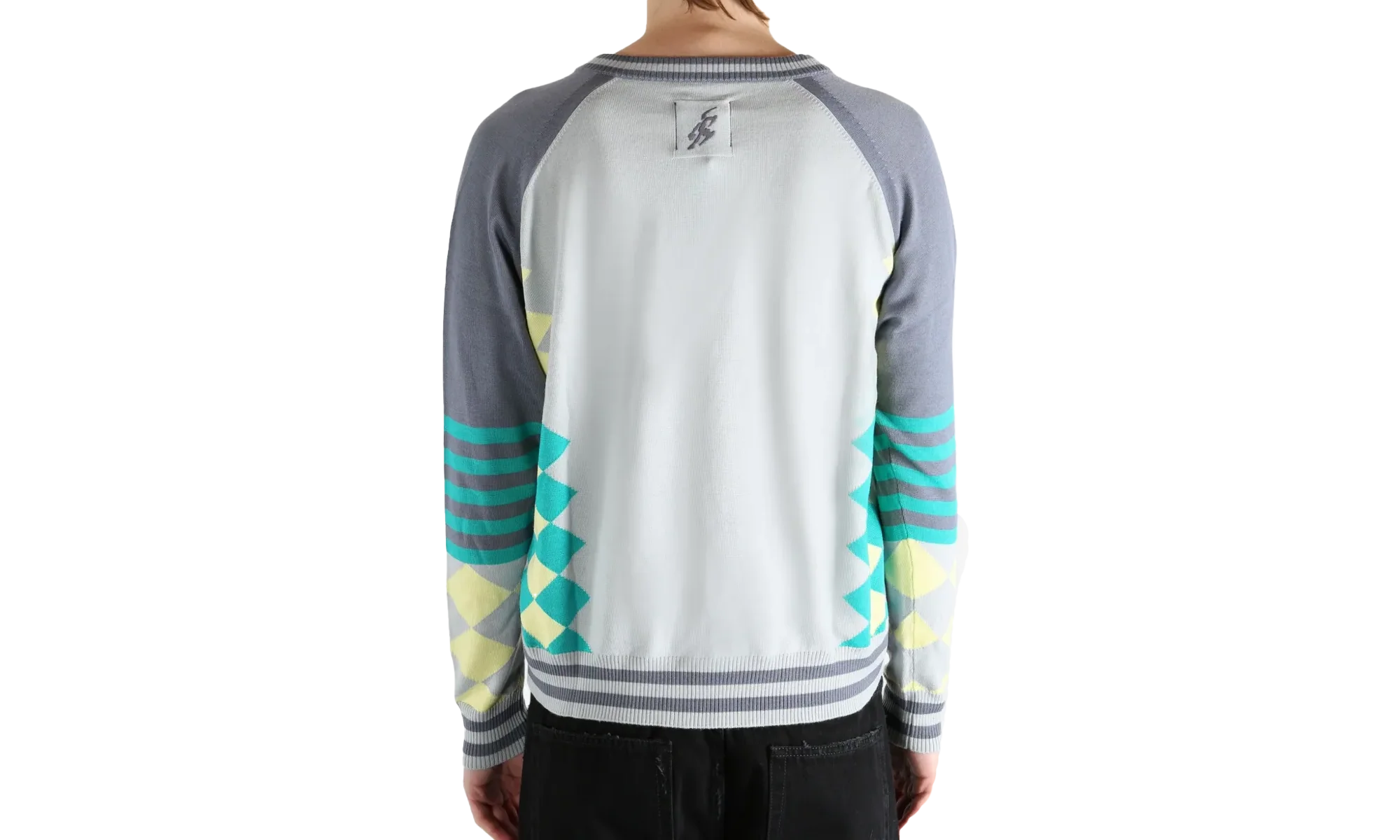 Laricoid Knit Jumper "Kiko Kostadinov - Blue Haze / Lemon" 2203A323 022 - Image 2