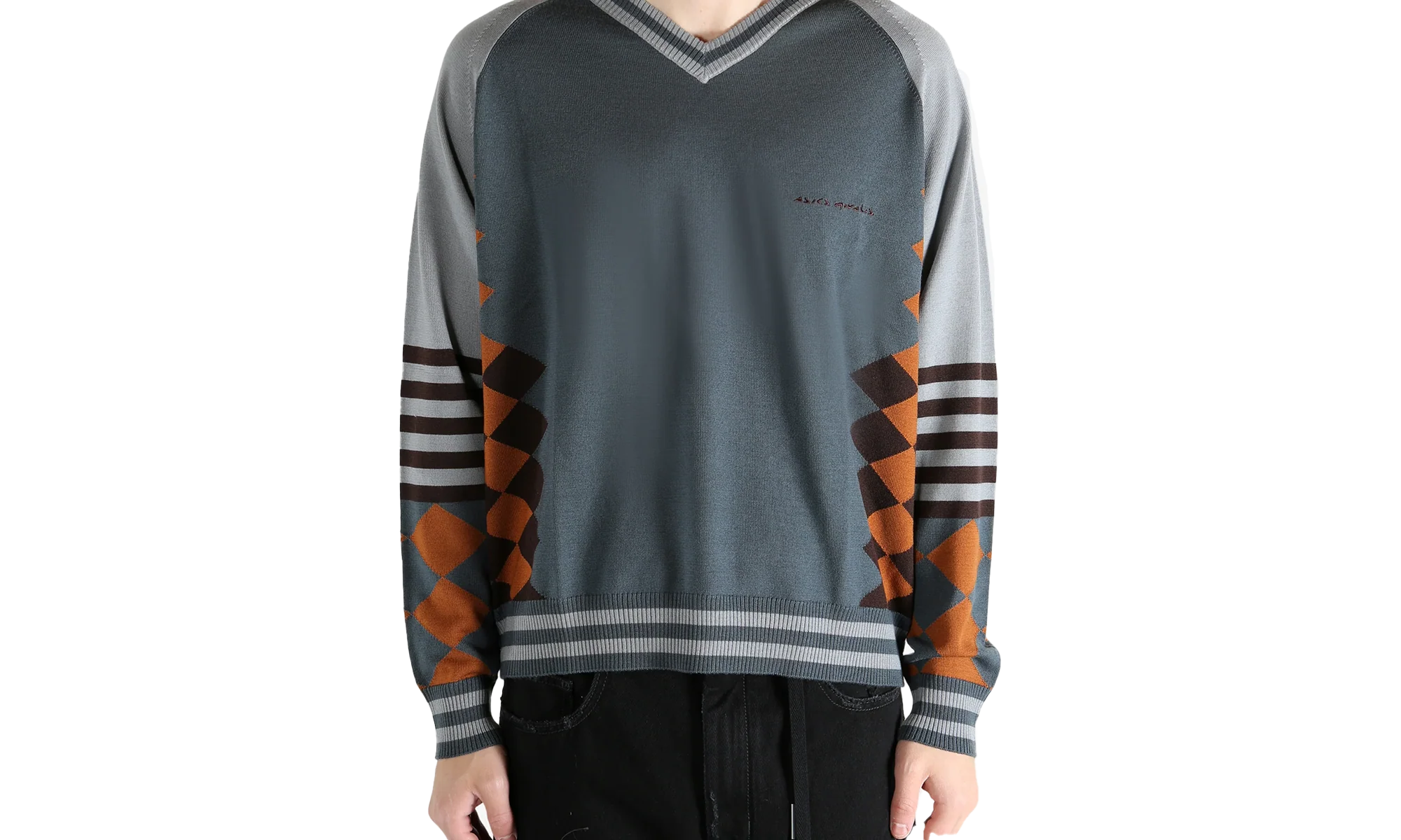 Laricoid Knit Jumper "Kiko Kostadinov - Mist / Rust" 2203A323 021 - Image 2