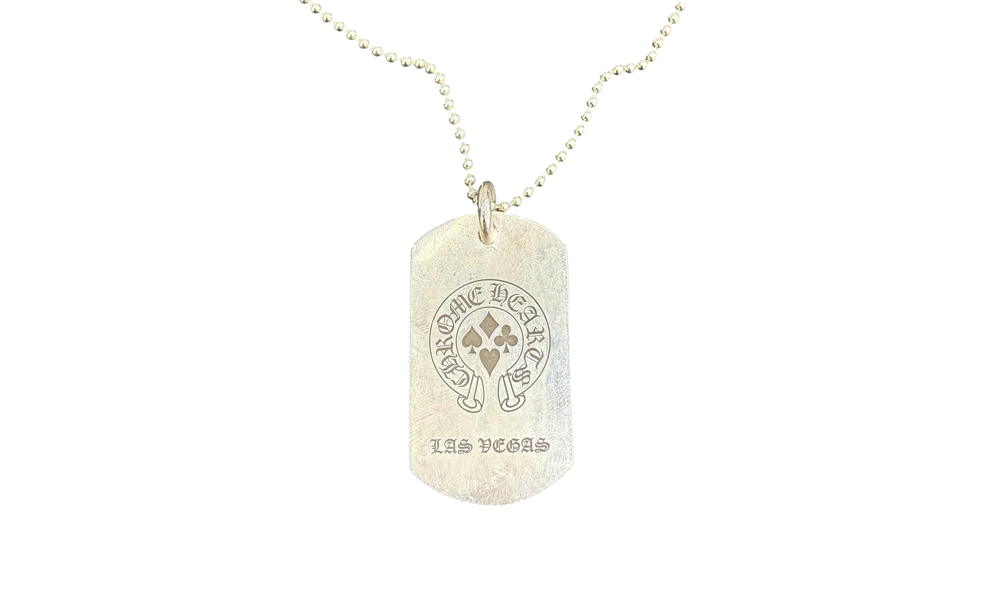 LAS VEGAS DOG TAG "Silver" CHRM0445