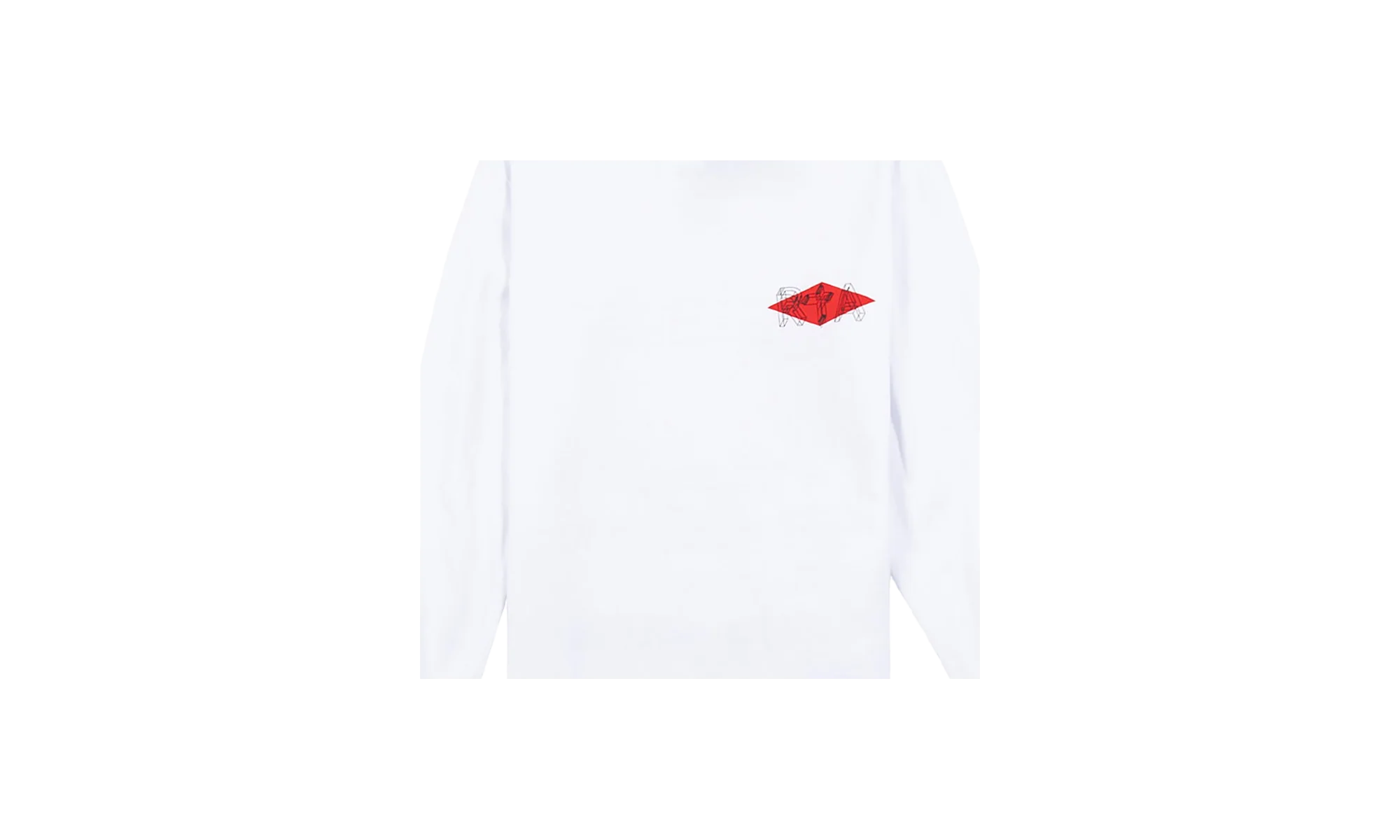 Lawrence L/S Tee "White" A832 - Image 2