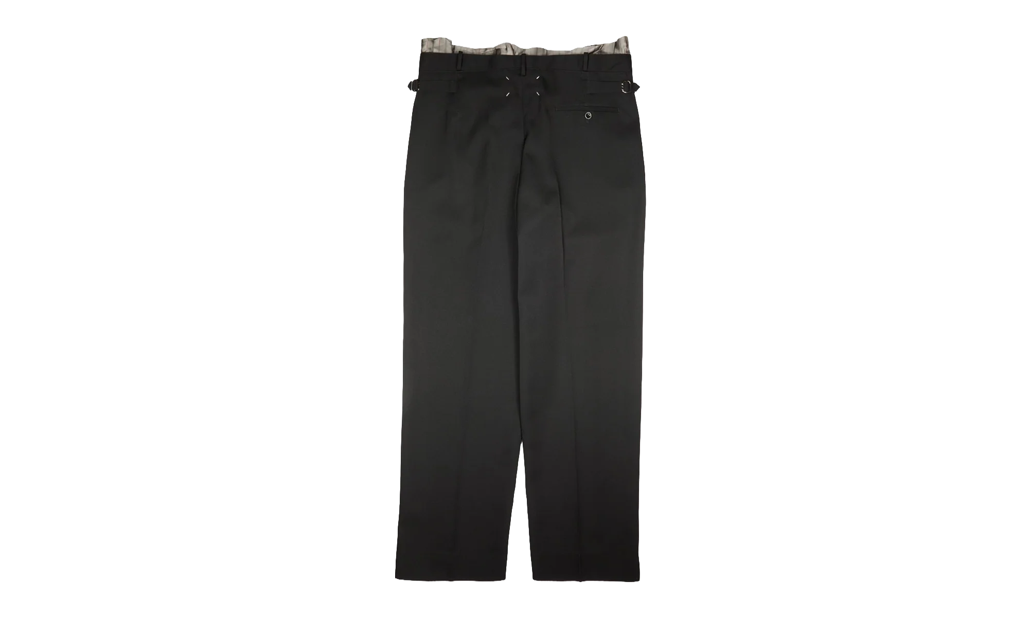 Layered Pleated Trouser "Black" S50KA0705M35693900 - Image 2