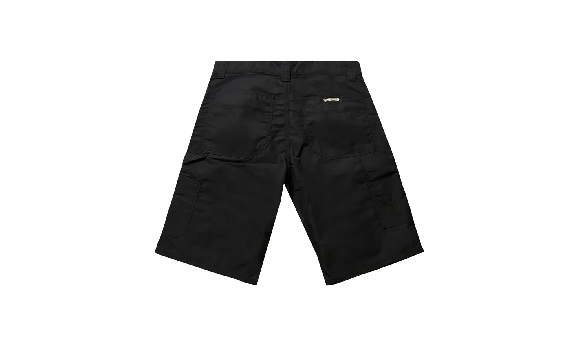 Leather Knee Carpenter Shorts "Black" CHRM0539 - Image 2
